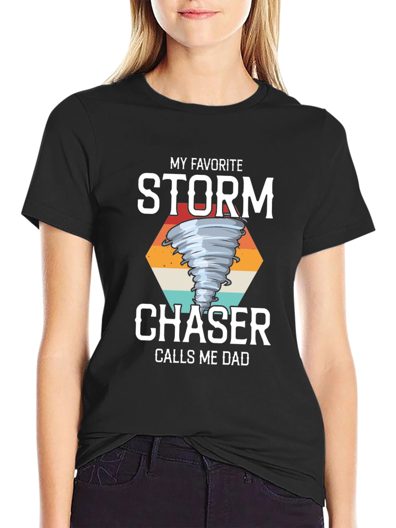 Storm Chaser Dad T-Shirt Tornado Graphic Tee