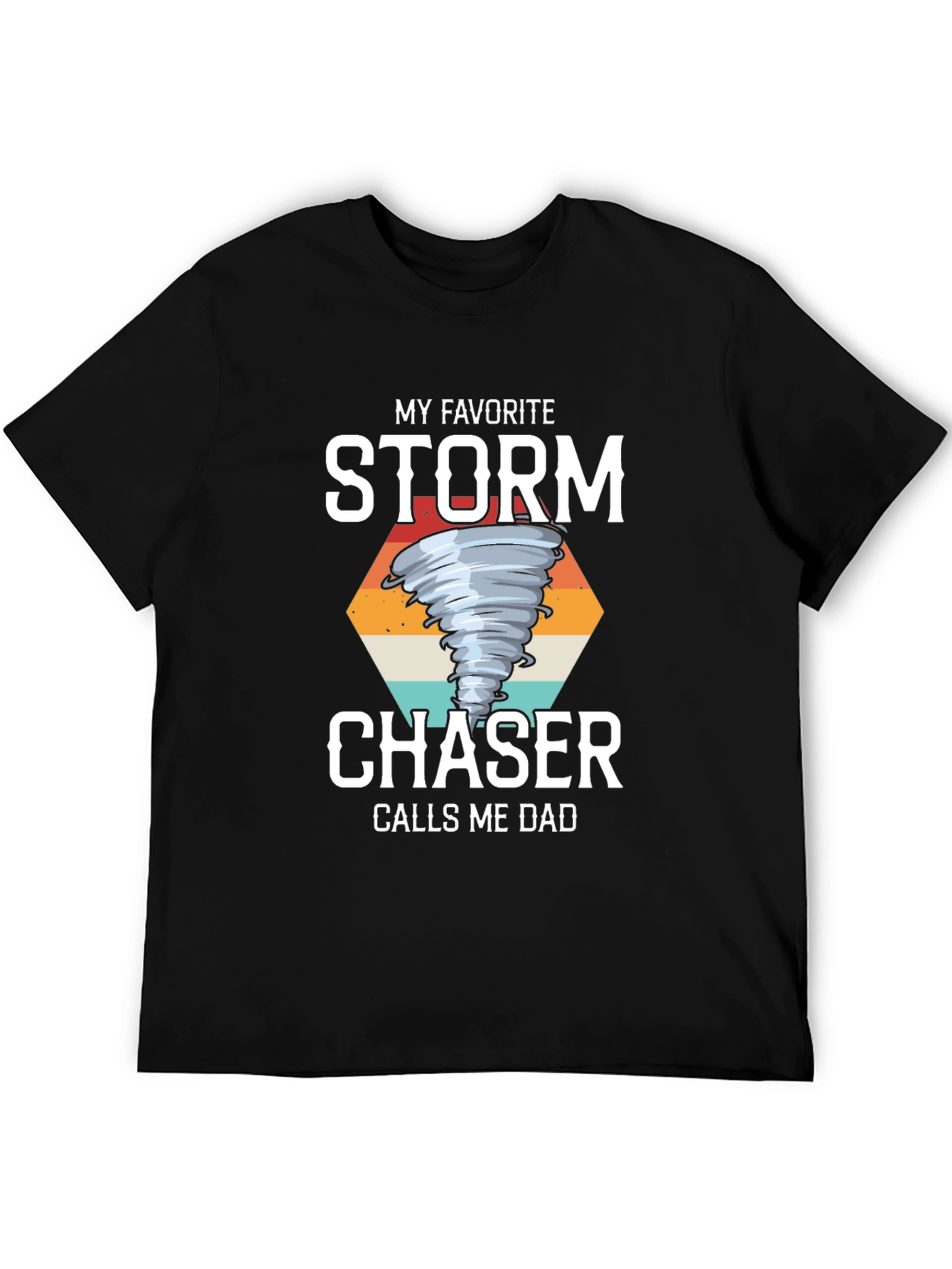 Storm Chaser Dad T-Shirt Tornado Graphic Tee