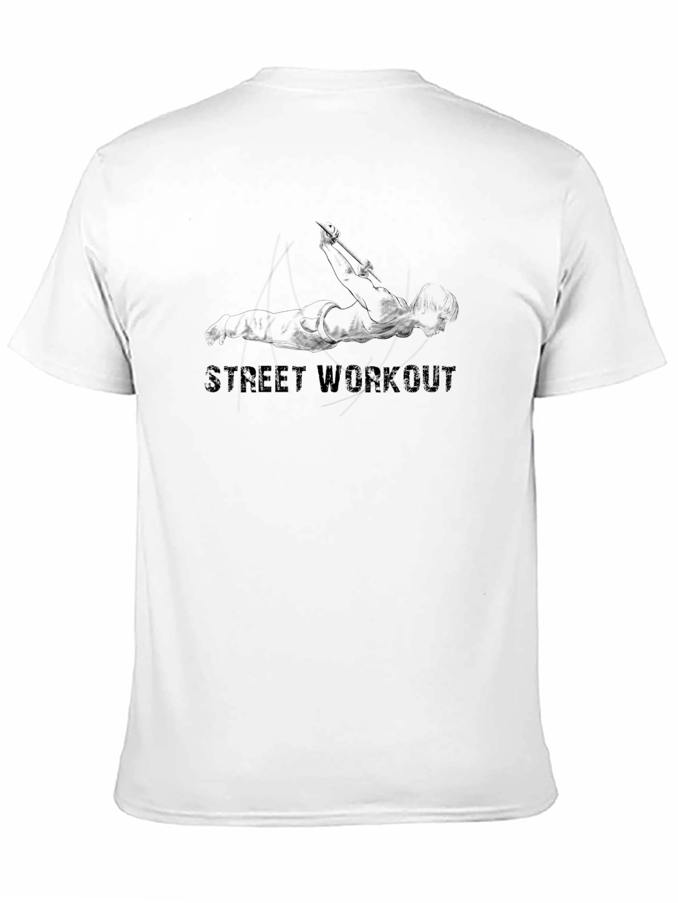Street Workout Graphic Tee - Black