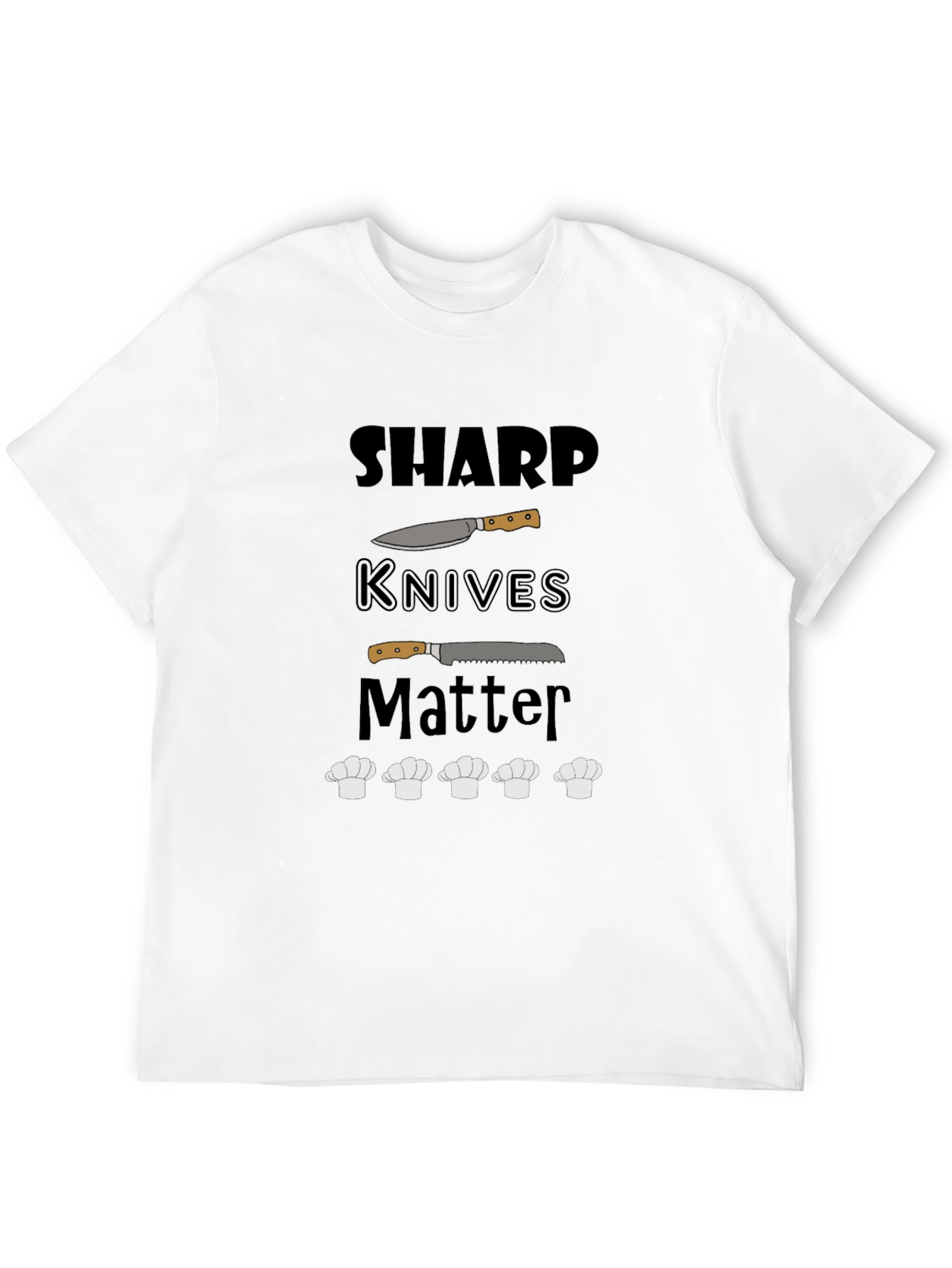 Sharp Knives Matter Graphic Tee - Chef Edition