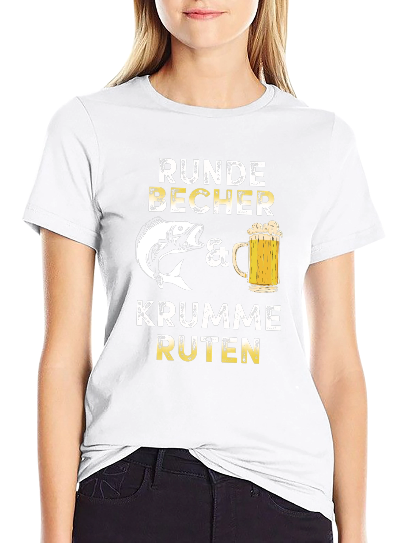 Runde Becher Krümme Ruten Graphic T-Shirt