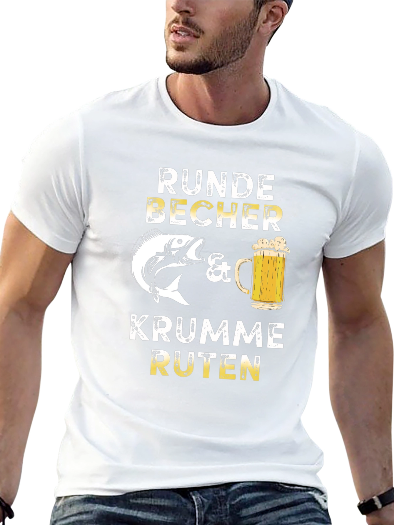 Runde Becher Krümme Ruten Graphic T-Shirt