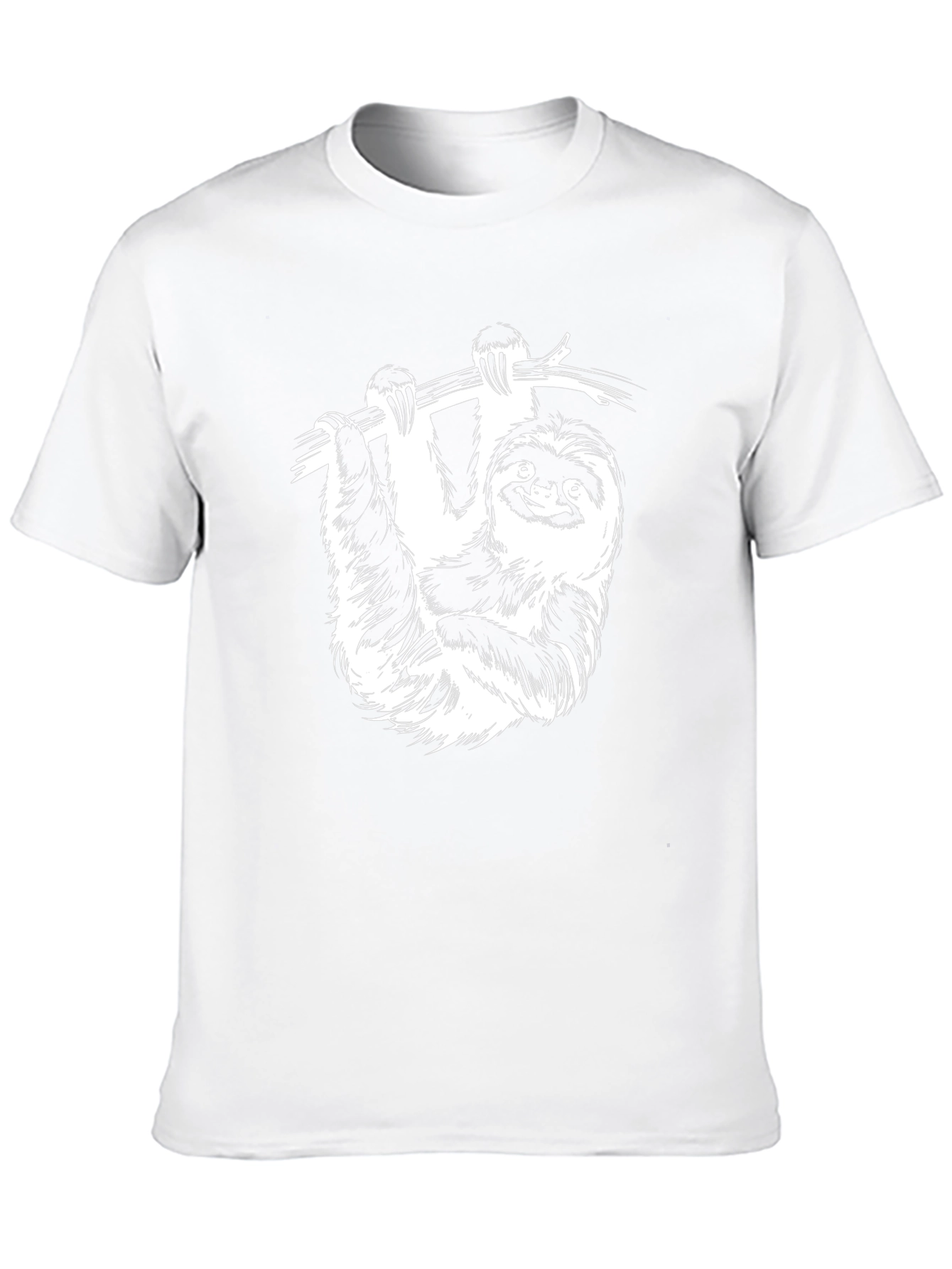 Sloth Graphic Tee - Mens Black T-Shirt