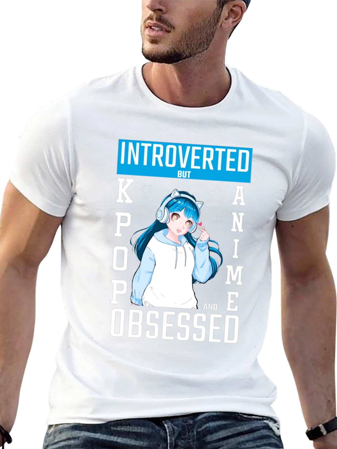 Introverted Kpop Anime Obsessed T-Shirt