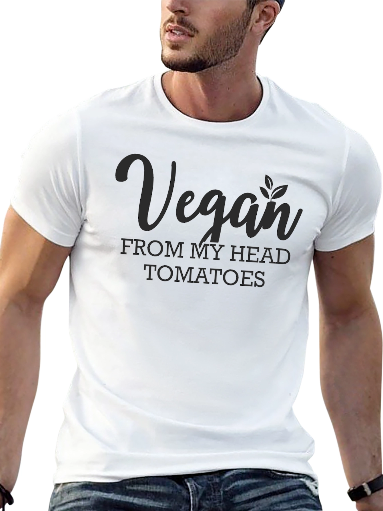 Vegan From My Head Tomatoes T-Shirt