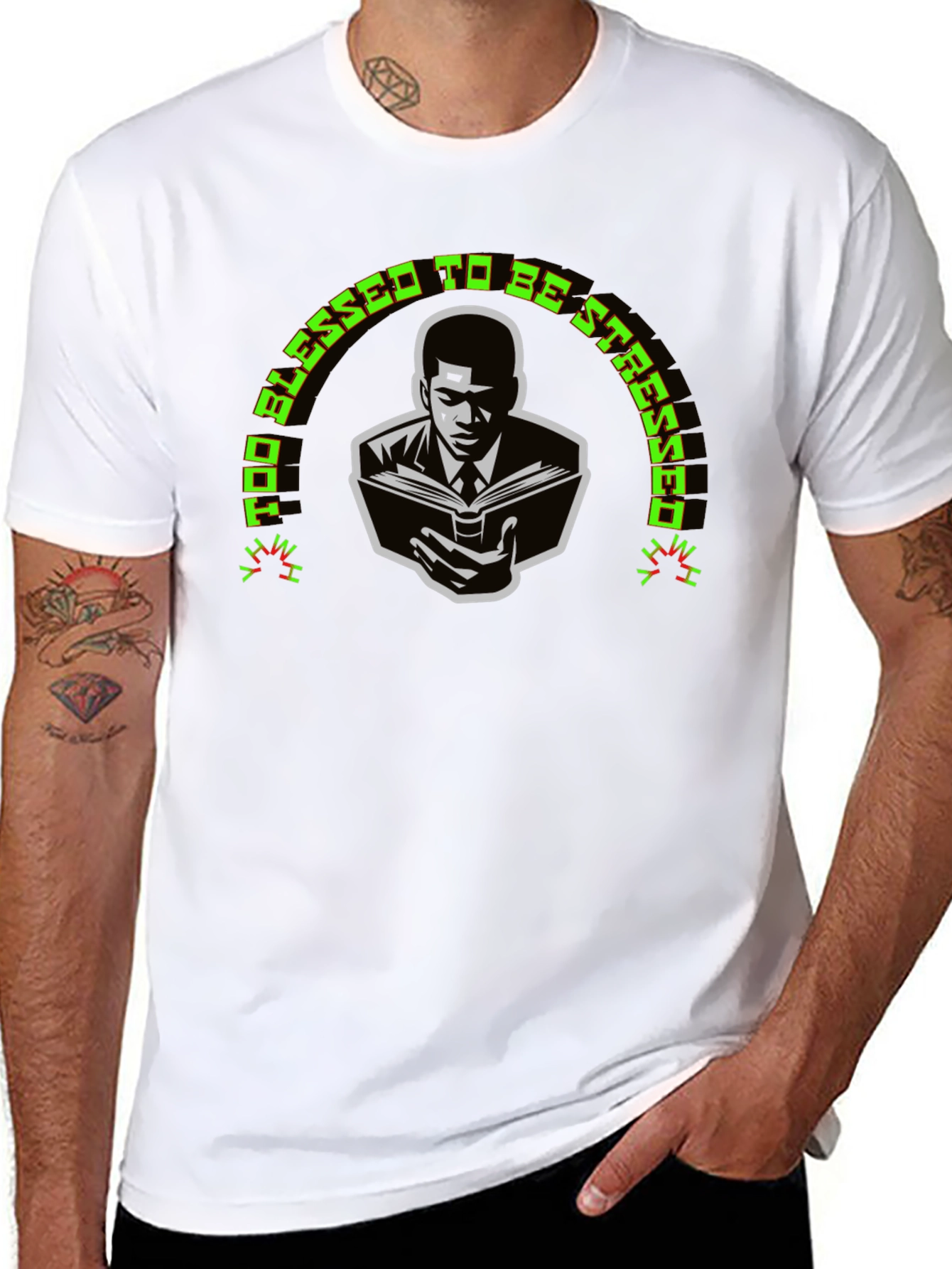 Blessed Graphic Tee - Reading Man