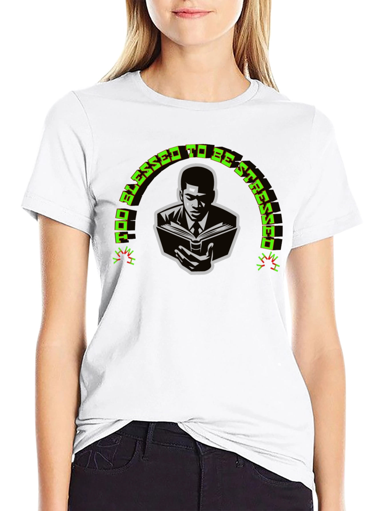 Blessed Graphic Tee - Reading Man