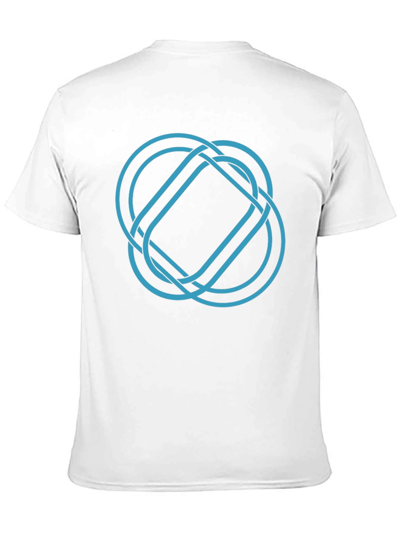 Geometric Knot Tee - Stylish Graphic Print Shirt