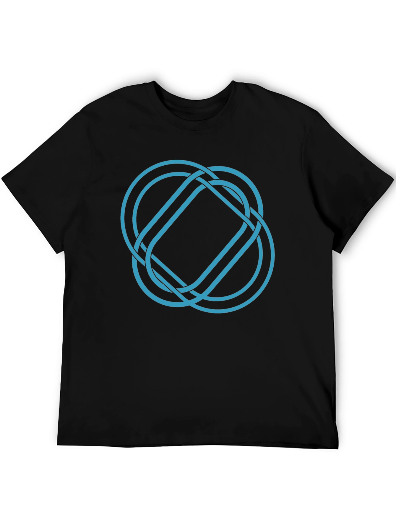 Geometric Knot Tee - Stylish Graphic Print Shirt