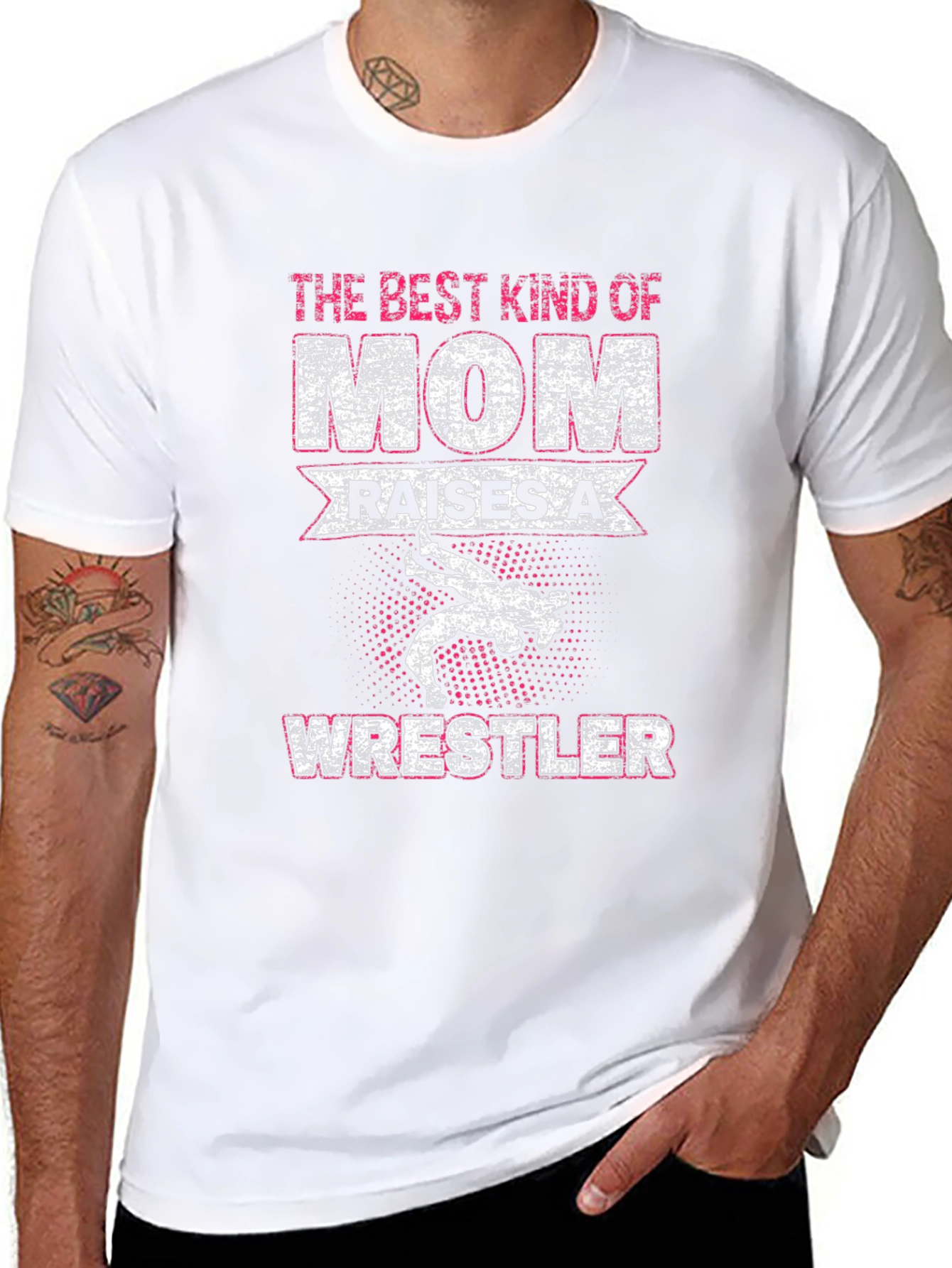 Mom Raises a Wrestler T-Shirt