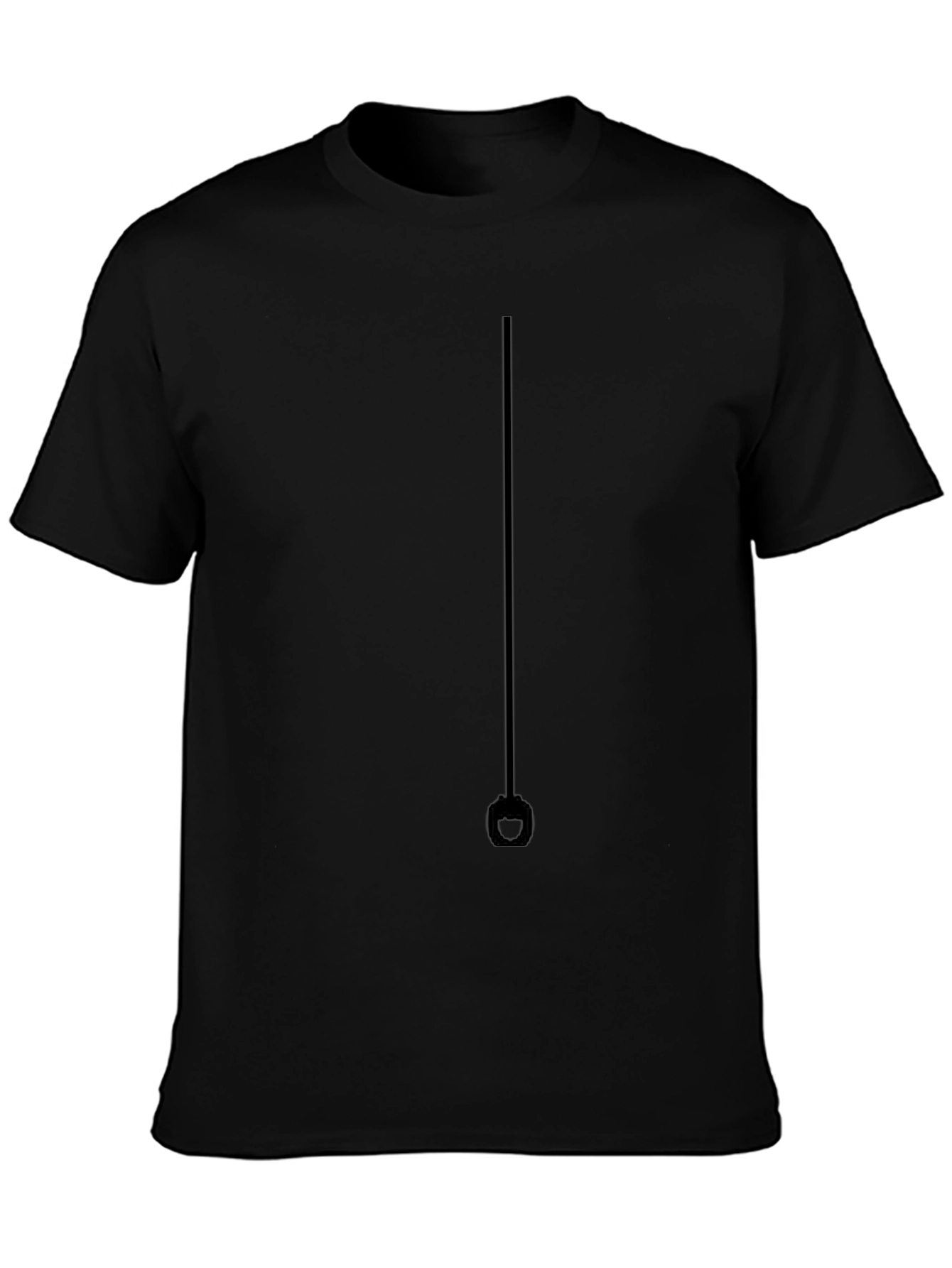 Minimalist Pendant Black T-Shirt