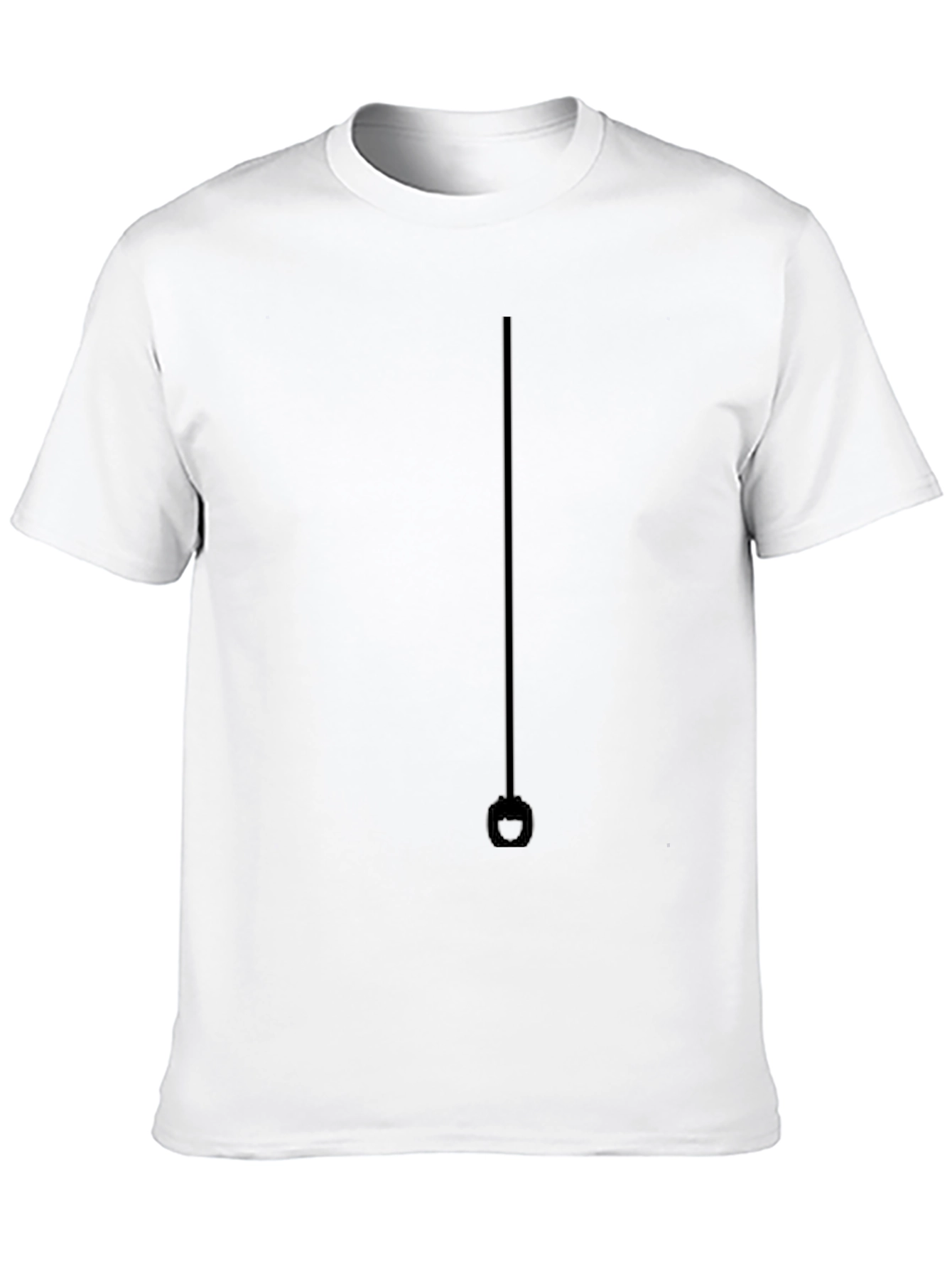 Minimalist Pendant Black T-Shirt