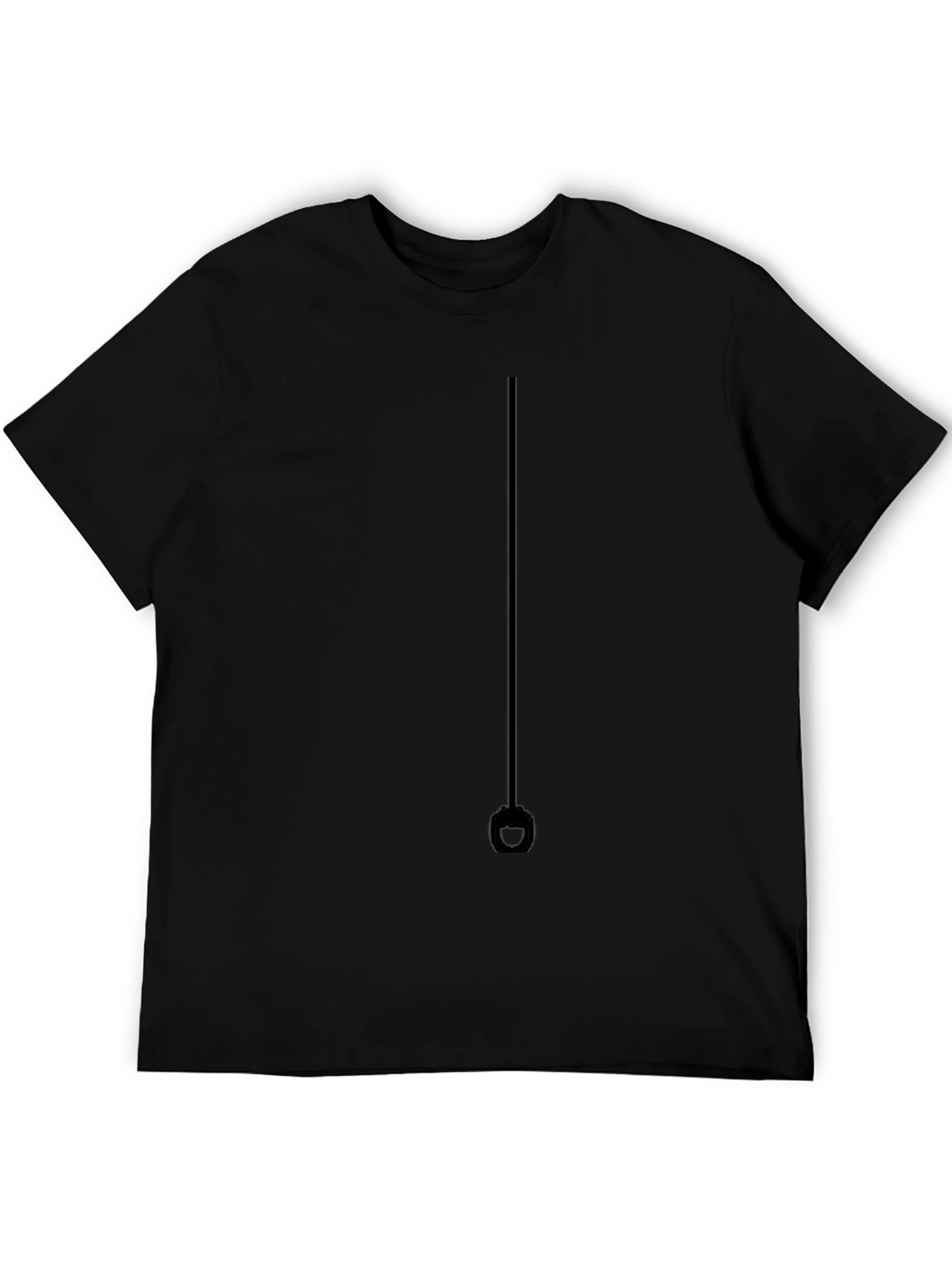 Minimalist Pendant Black T-Shirt