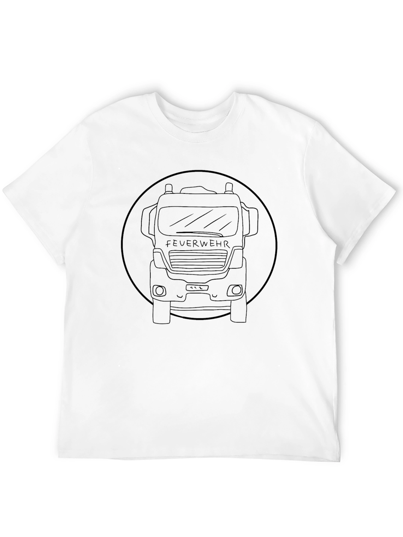 Firetruck Graphic Tee - Black