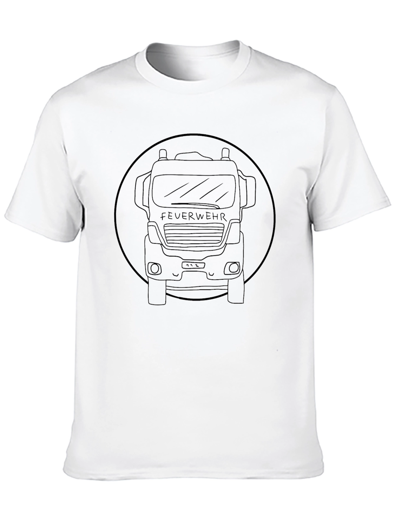 Firetruck Graphic Tee - Black