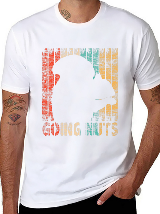 Going Nuts T-Shirt - Retro Squirrel Design