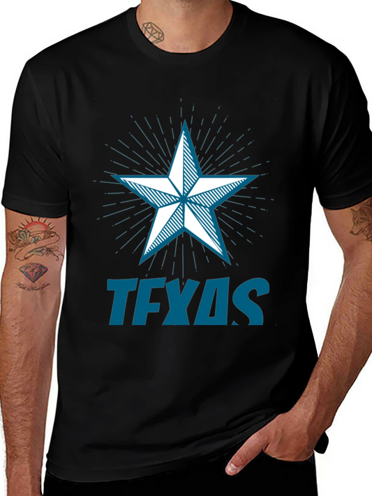 Texas Star Graphic T-Shirt - Classic Lone Star State Pride