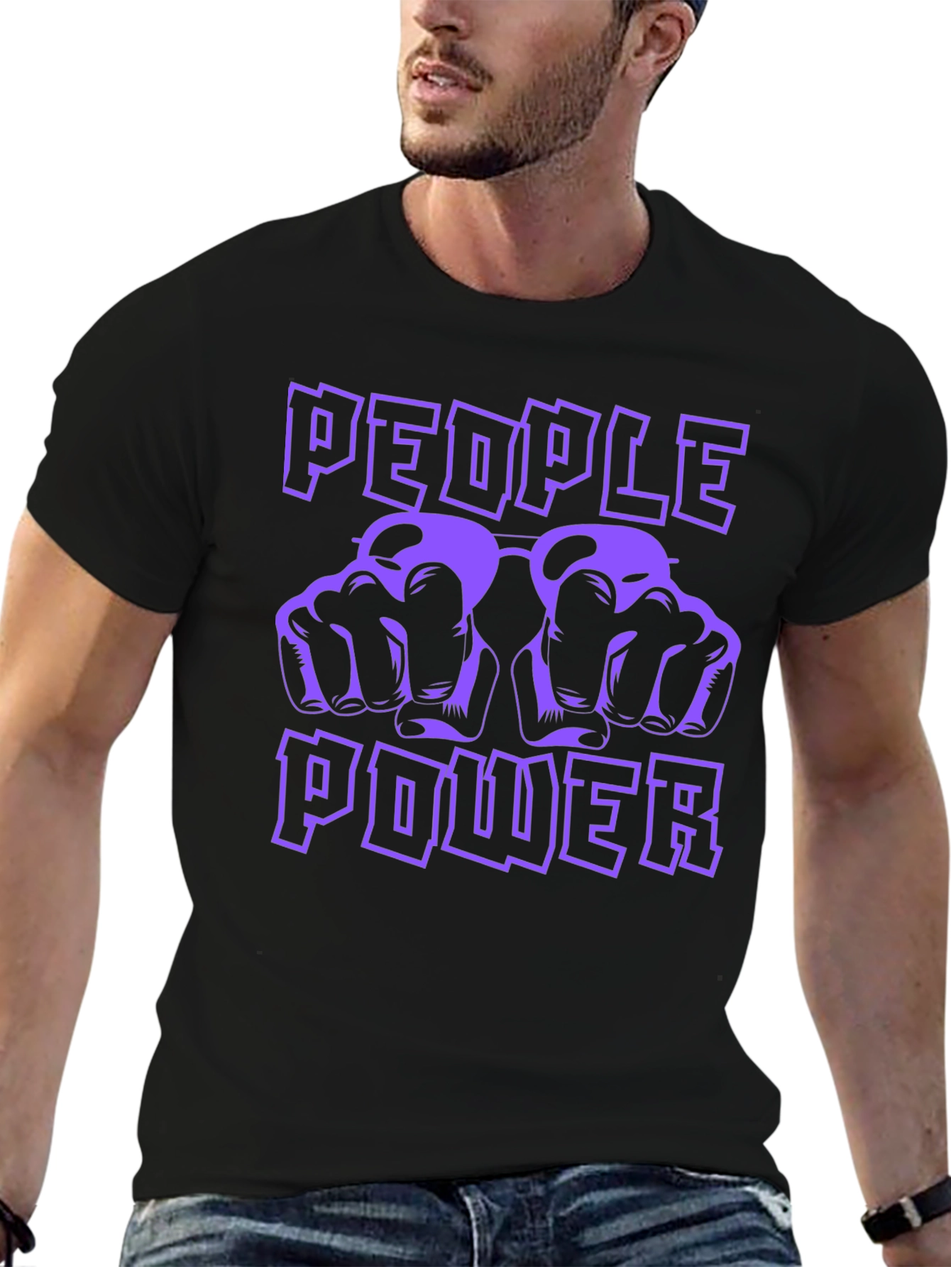 People Power Graphic T-Shirt - Bold Statement Tee