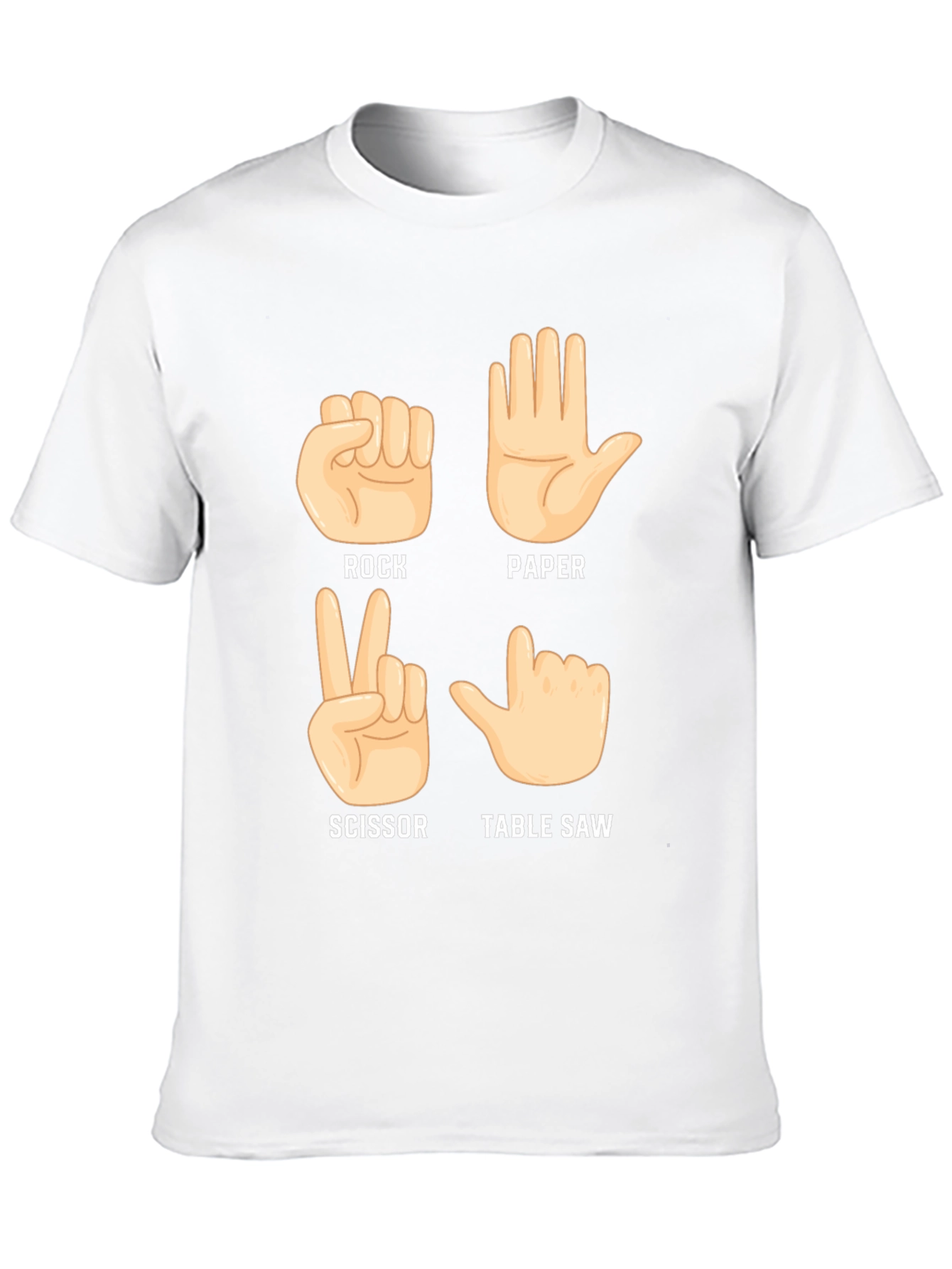 Rock Paper Scissor Table Saw T-Shirt