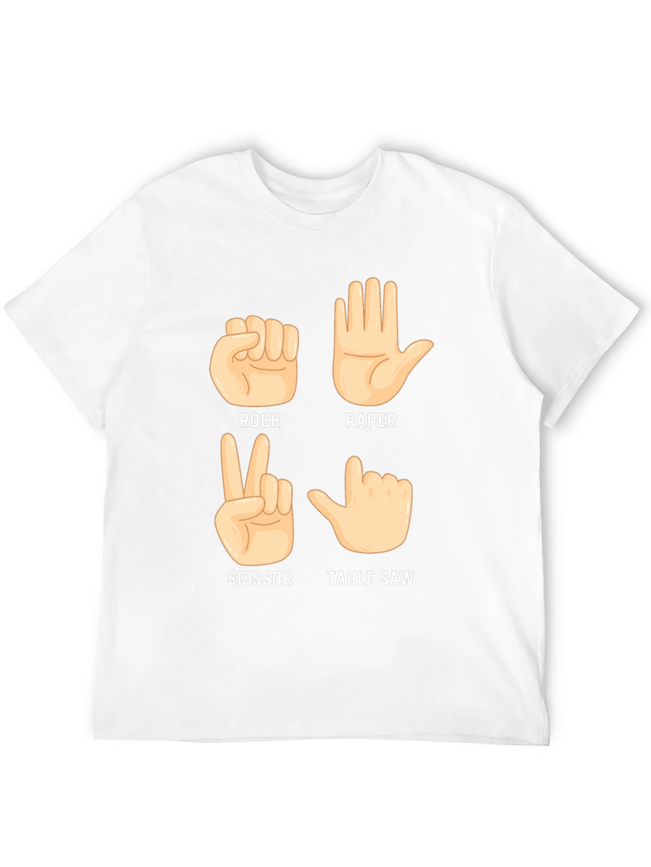 Rock Paper Scissor Table Saw T-Shirt