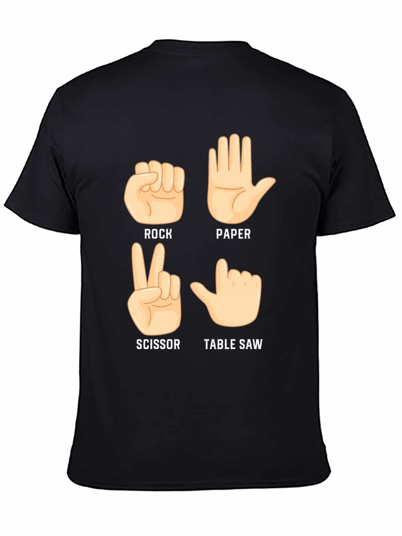 Rock Paper Scissor Table Saw T-Shirt