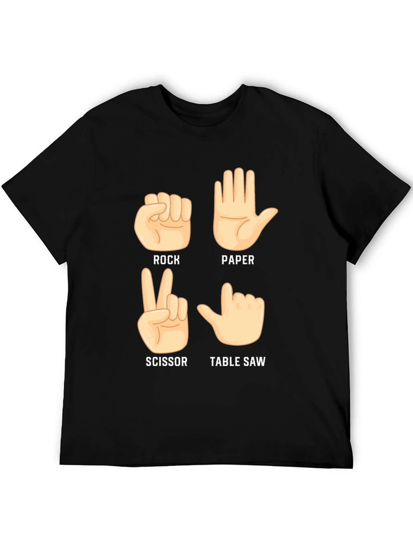 Rock Paper Scissor Table Saw T-Shirt