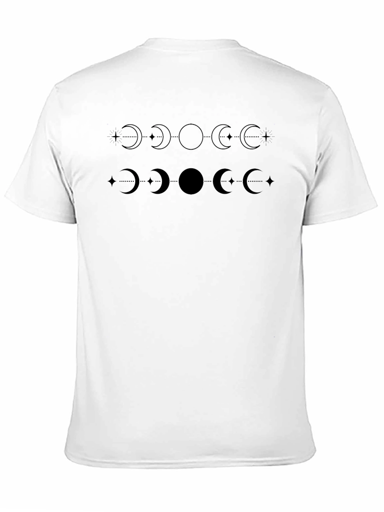 Celestial Phases Black T-Shirt