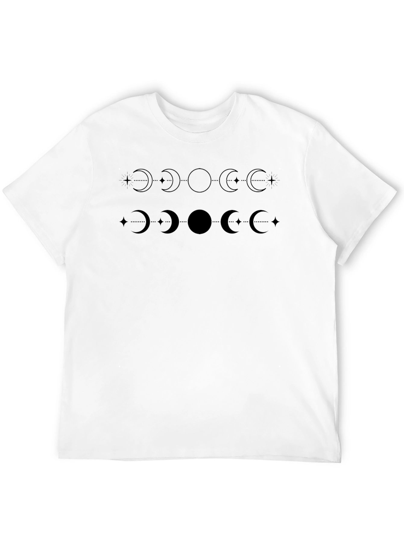 Celestial Phases Black T-Shirt