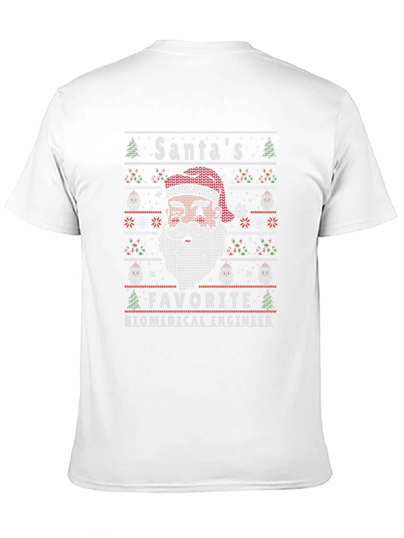 Santas Favorite Biomedical Engineer Ugly Christmas T-Shirt