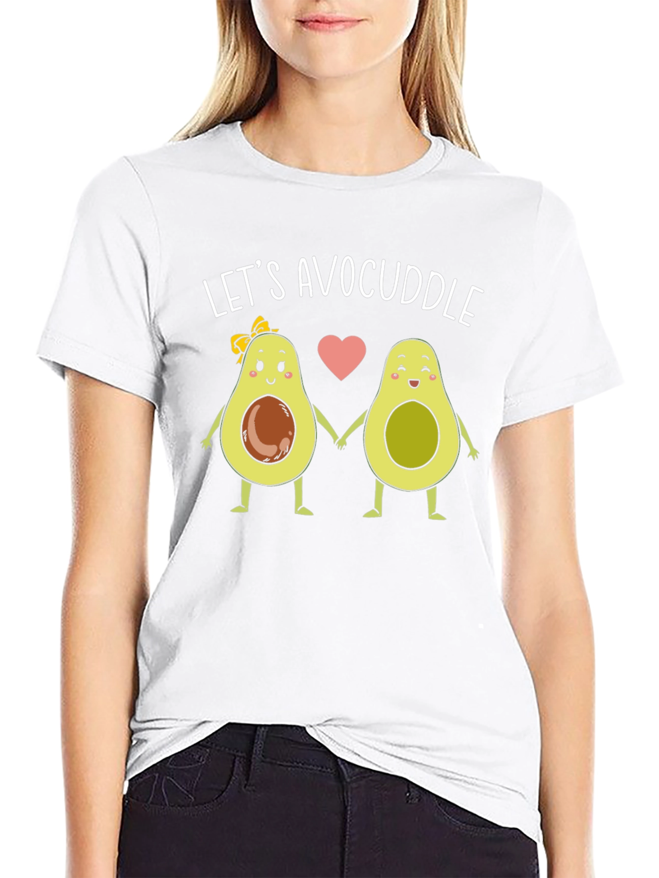 Lets Avocuddle T-Shirt - Cute Avocado Couple Tee