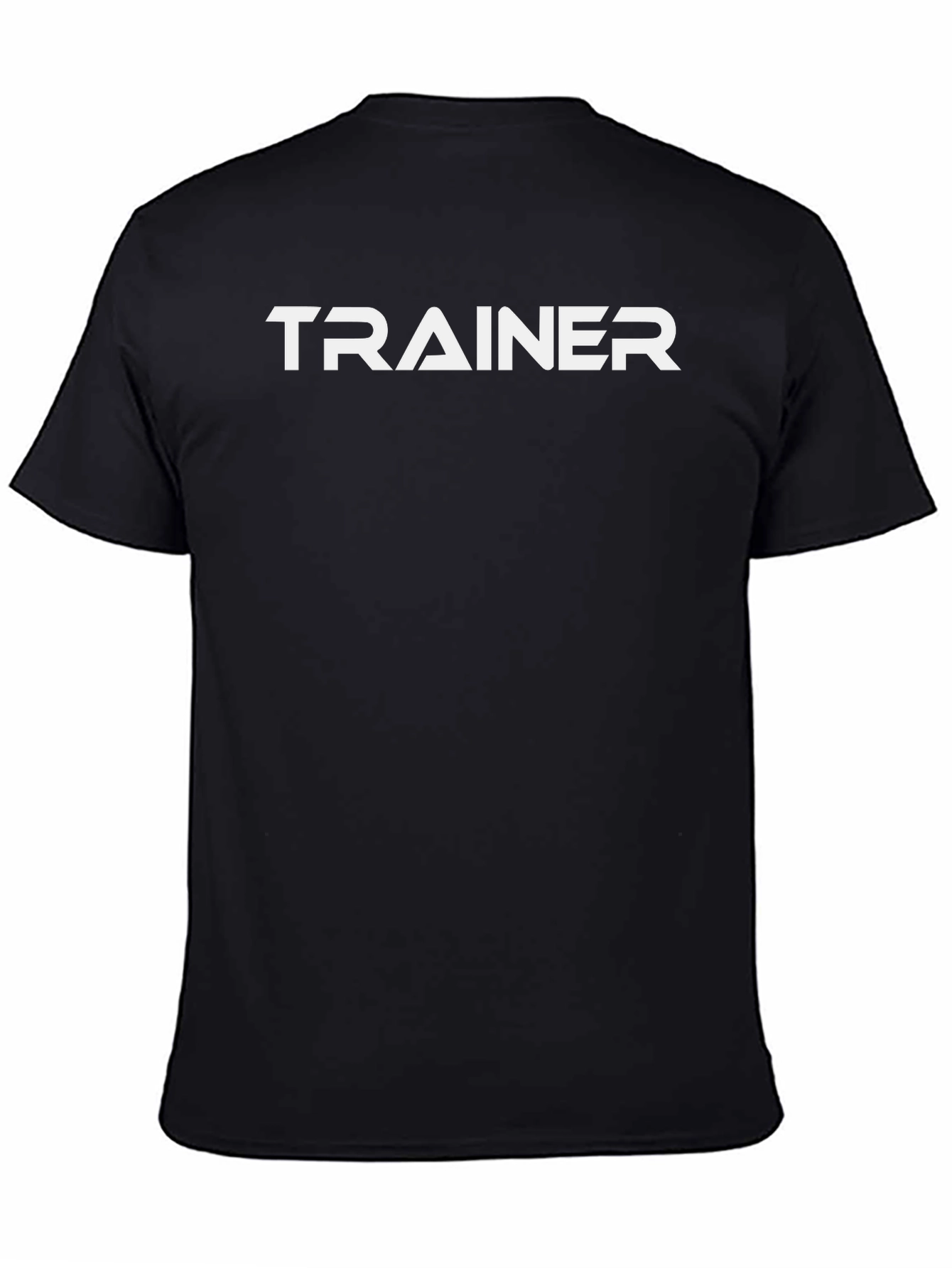 Trainer Graphic Tee - Black Cotton T-Shirt