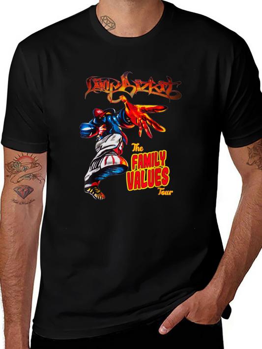 Limp Bizkit Family Values Tour Black T-Shirt