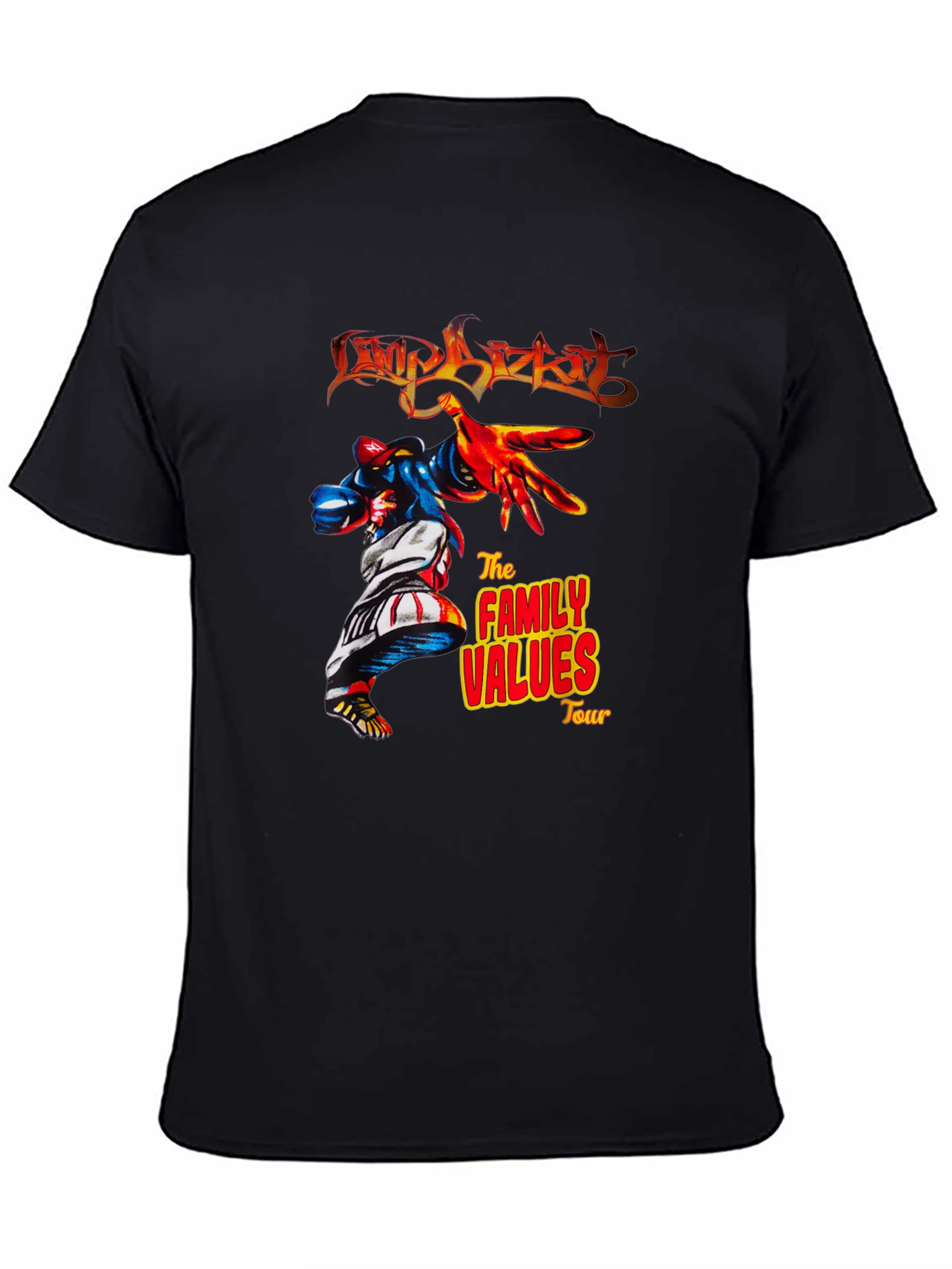 Limp Bizkit Family Values Tour Black T-Shirt