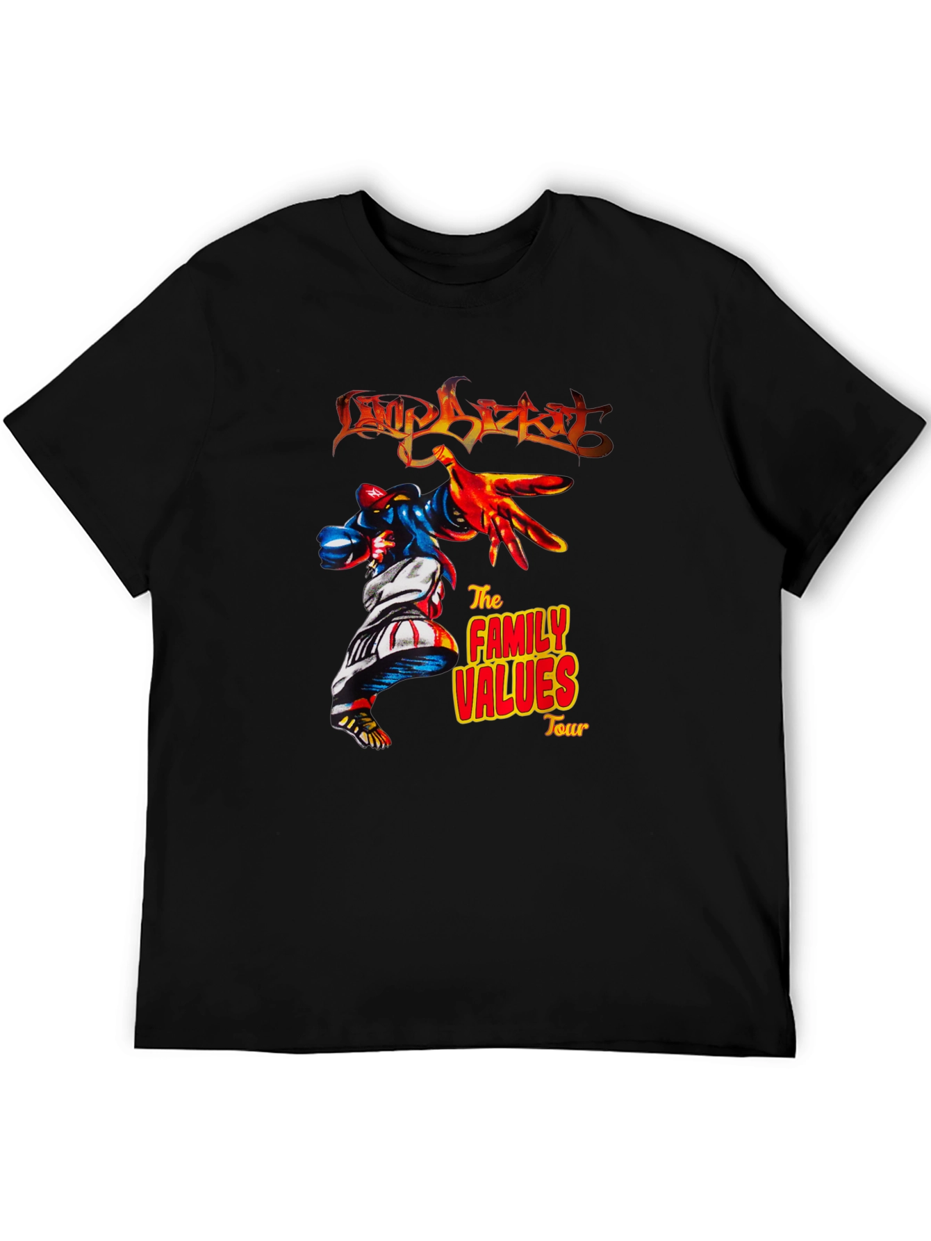 Limp Bizkit Family Values Tour Black T-Shirt