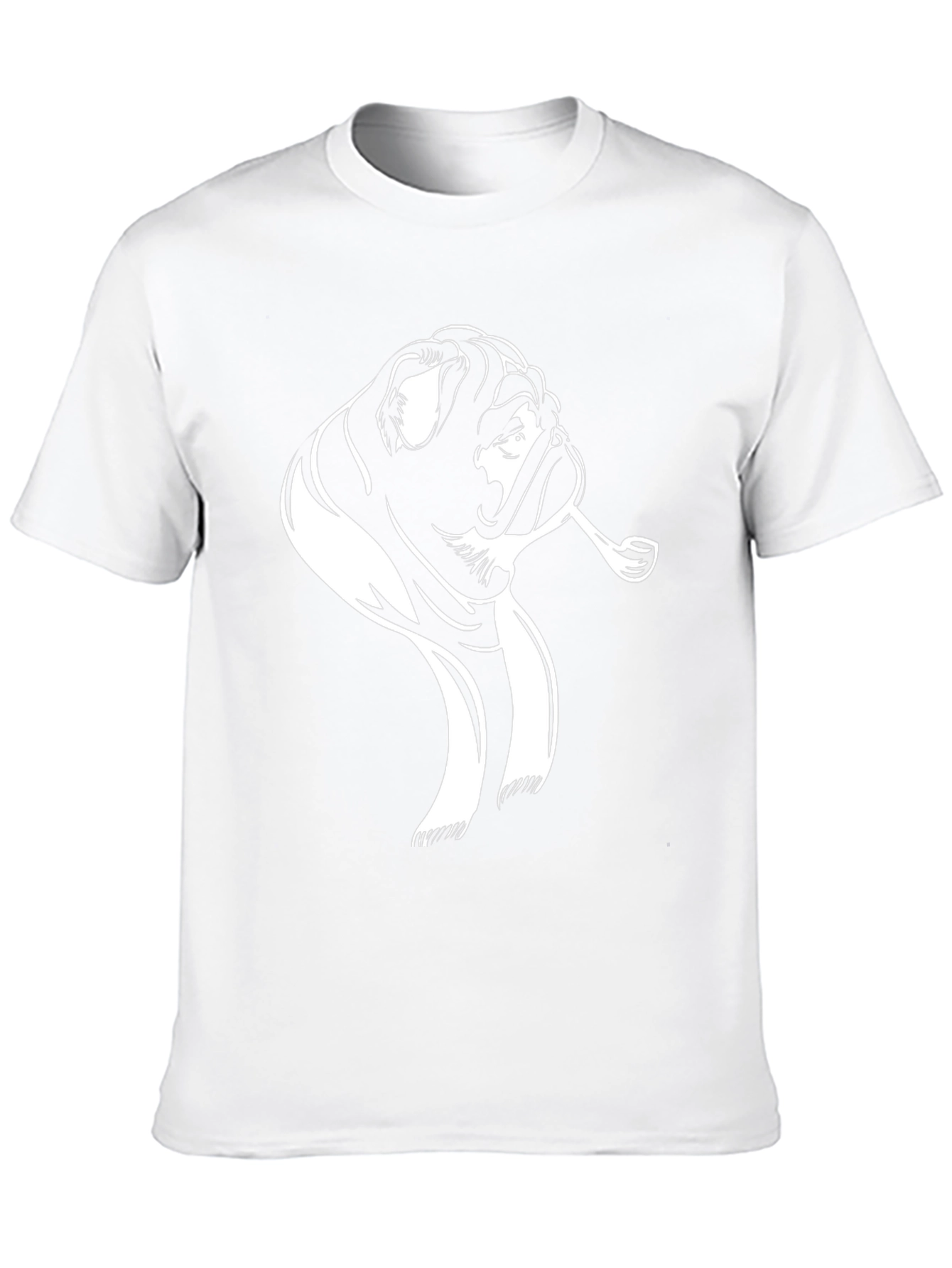 Bulldog Smoking Pipe Graphic Tee - Cool Black Shirt