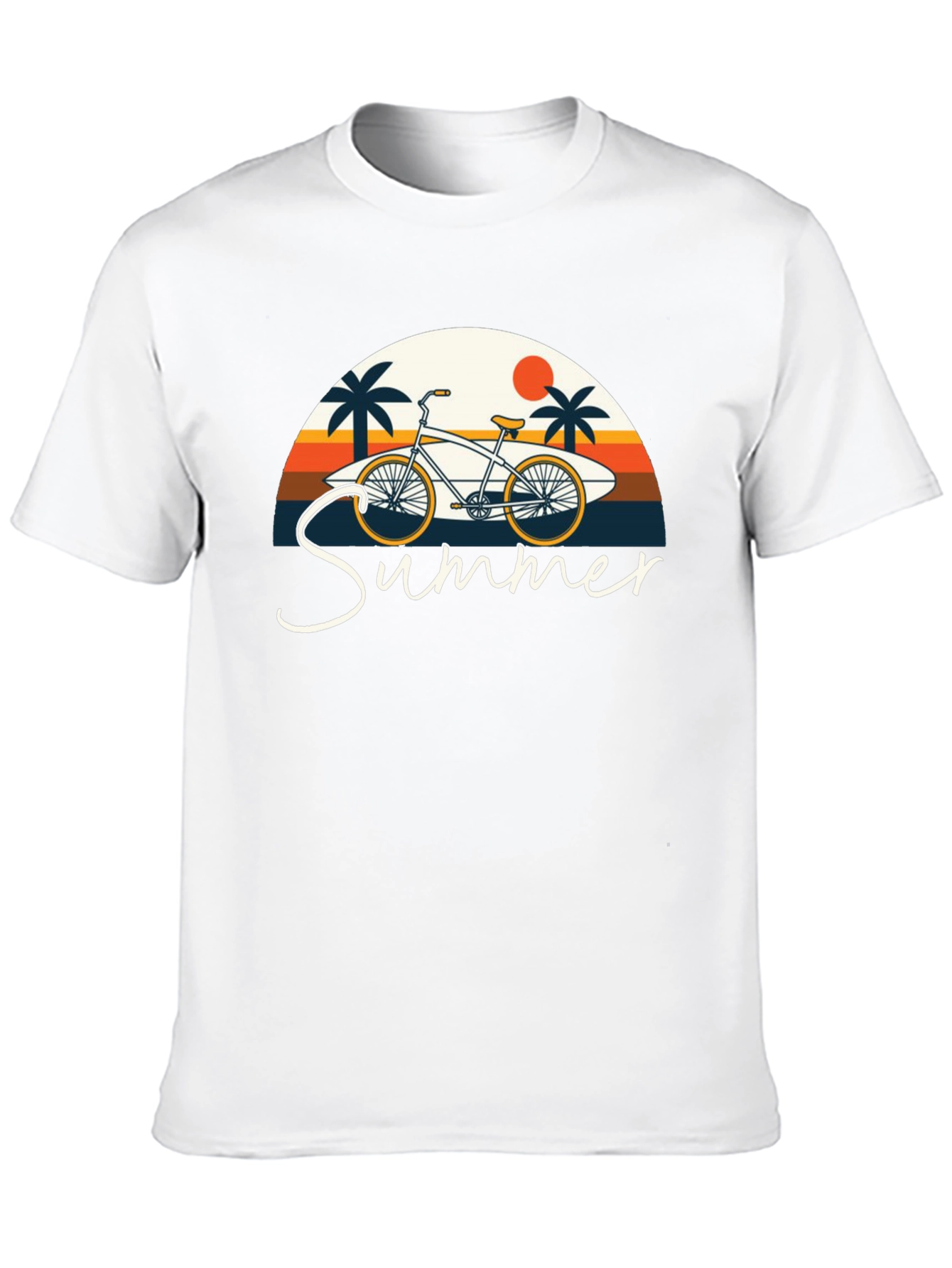 Summer Beach Bike T-Shirt