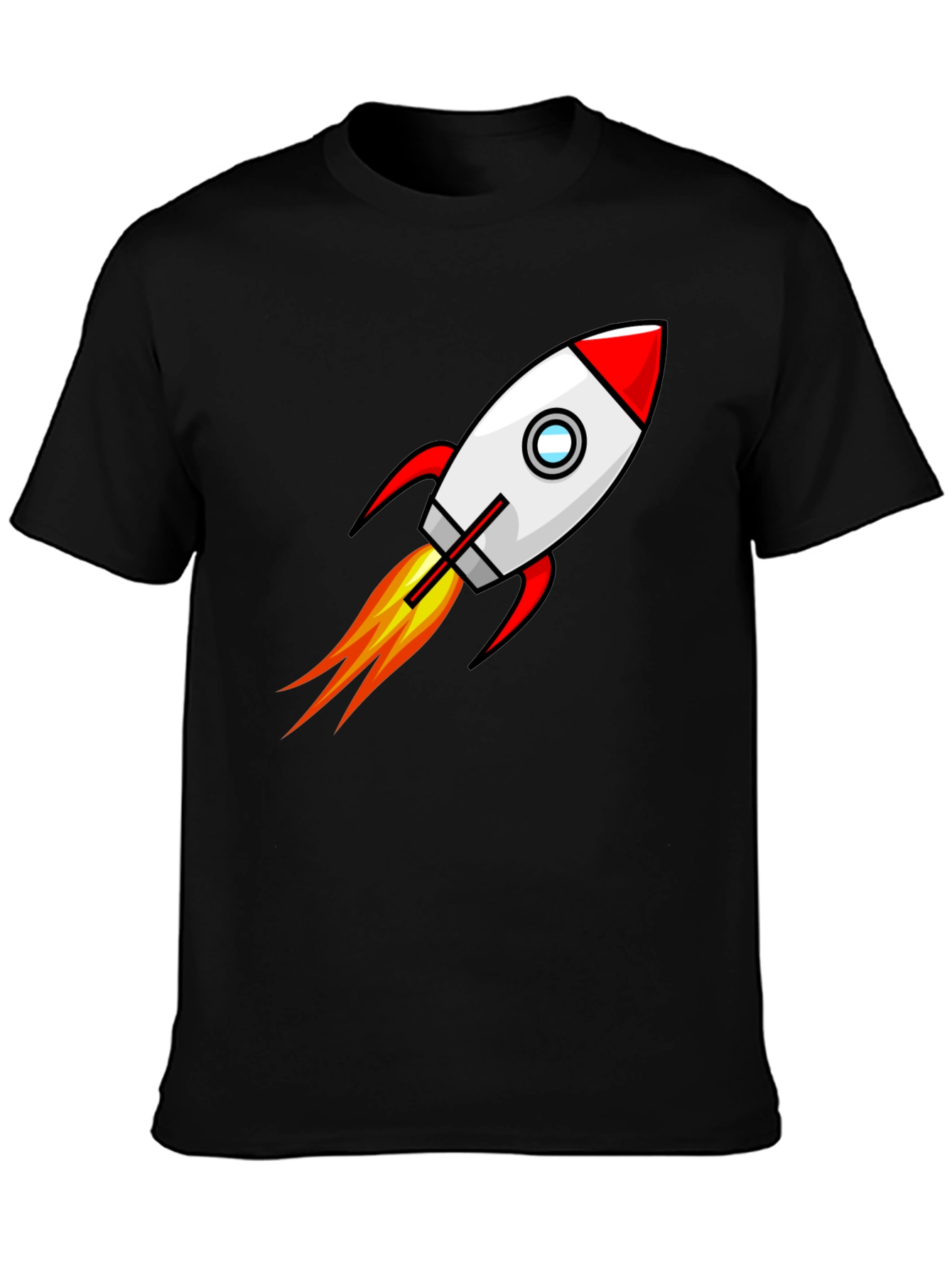 Rocket Launch Graphic T-Shirt - Blast Off in Style!