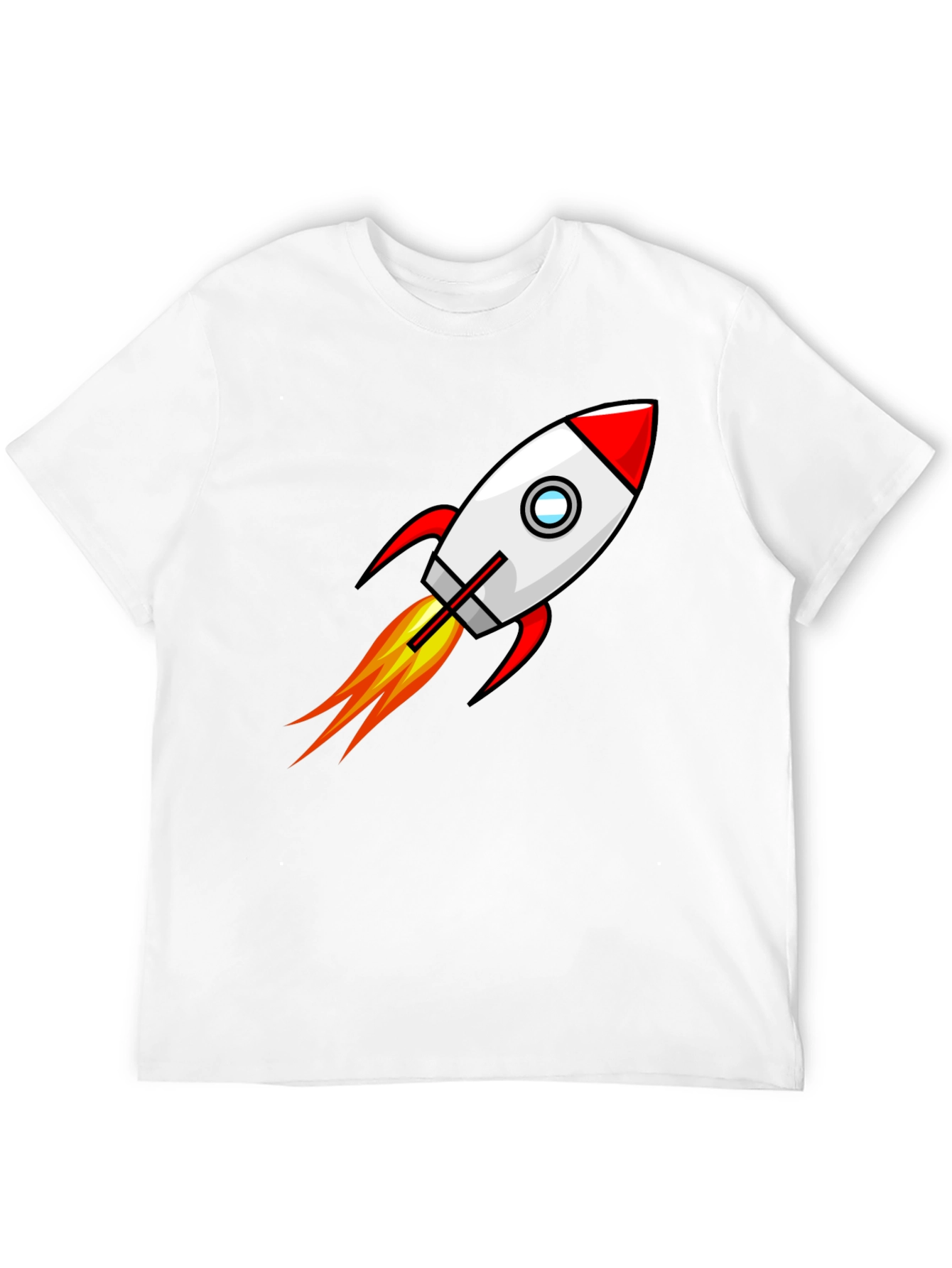 Rocket Launch Graphic T-Shirt - Blast Off in Style!