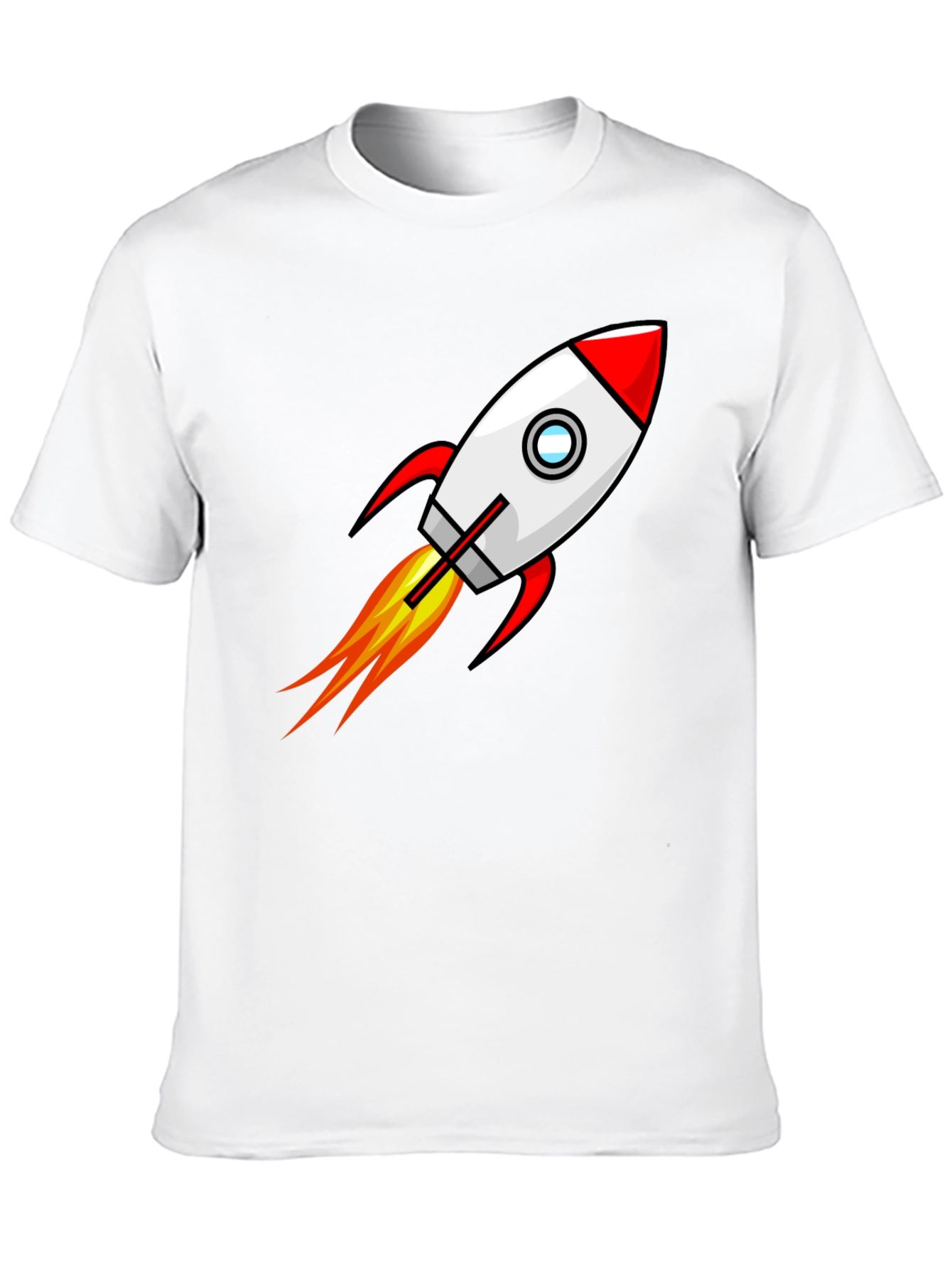 Rocket Launch Graphic T-Shirt - Blast Off in Style!
