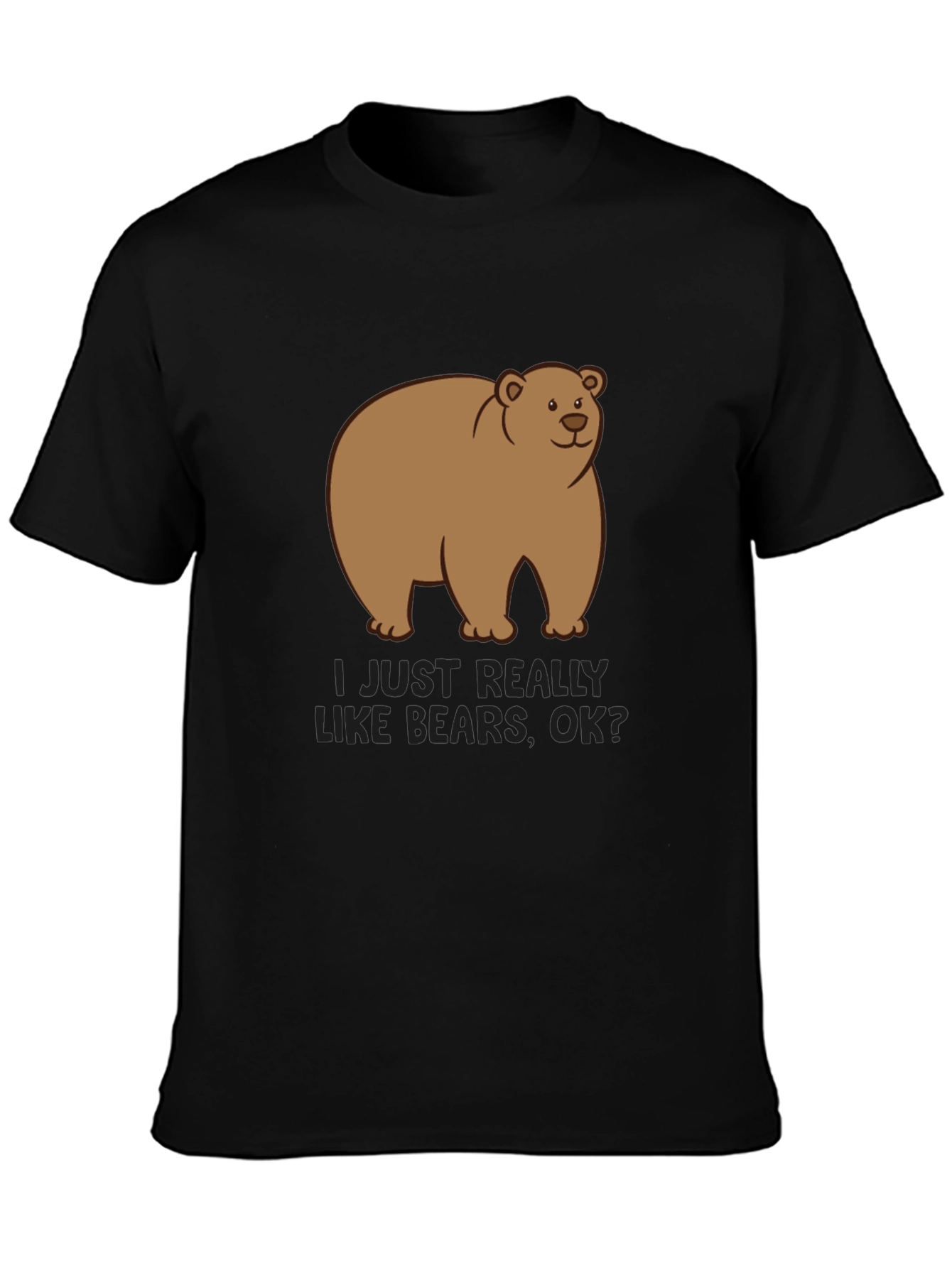 Bear Graphic T-Shirt - Cute Cartoon Tee