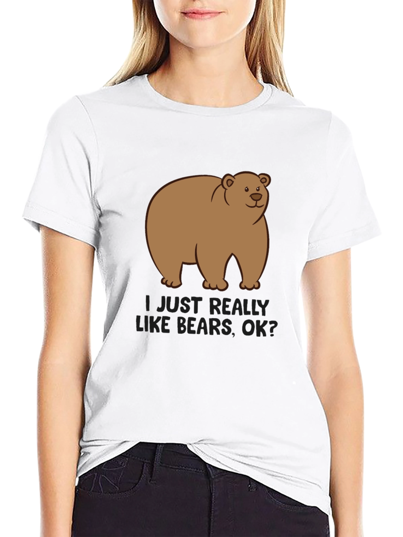 Bear Graphic T-Shirt - Cute Cartoon Tee