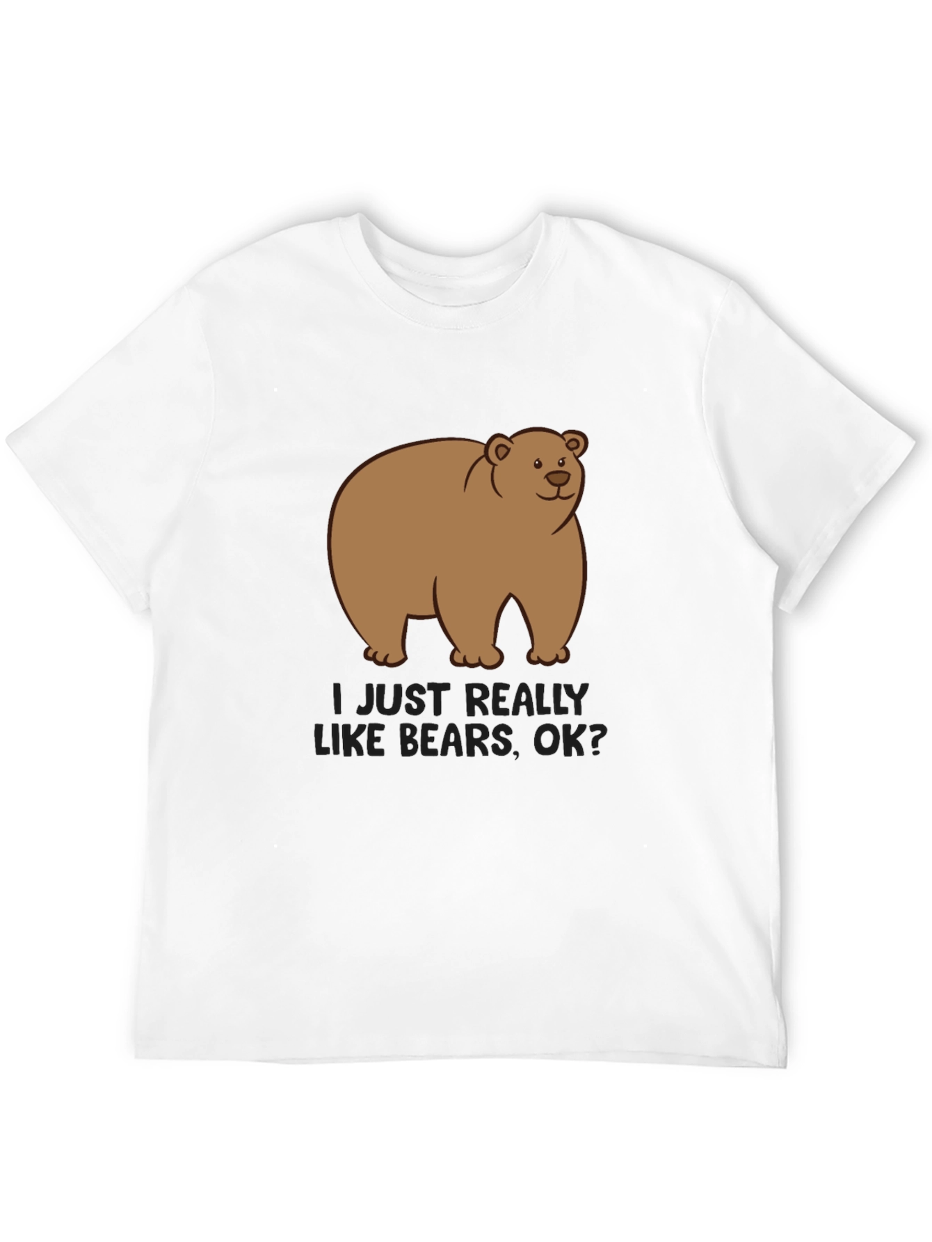 Bear Graphic T-Shirt - Cute Cartoon Tee