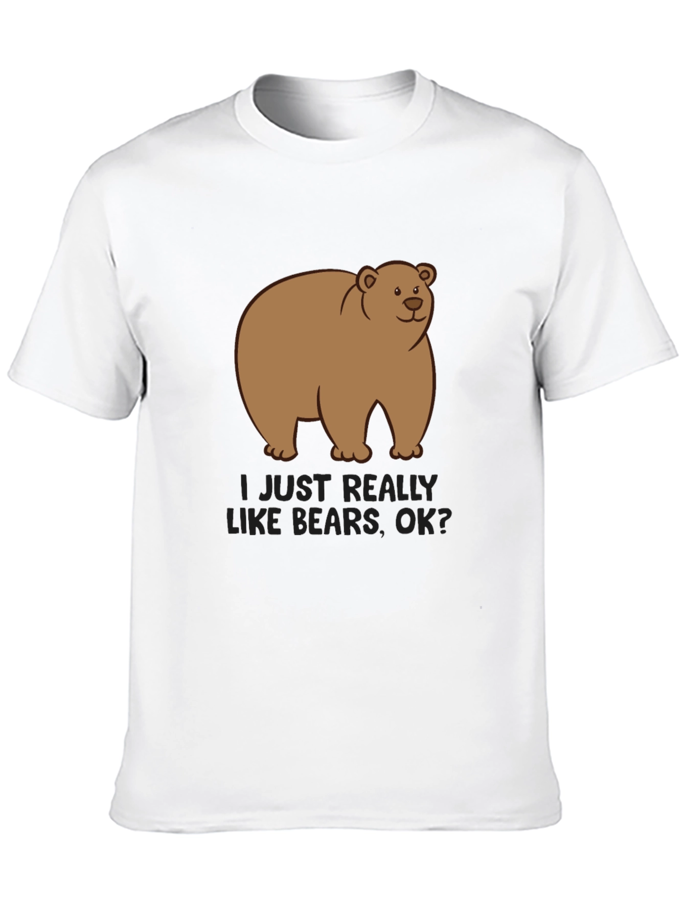 Bear Graphic T-Shirt - Cute Cartoon Tee