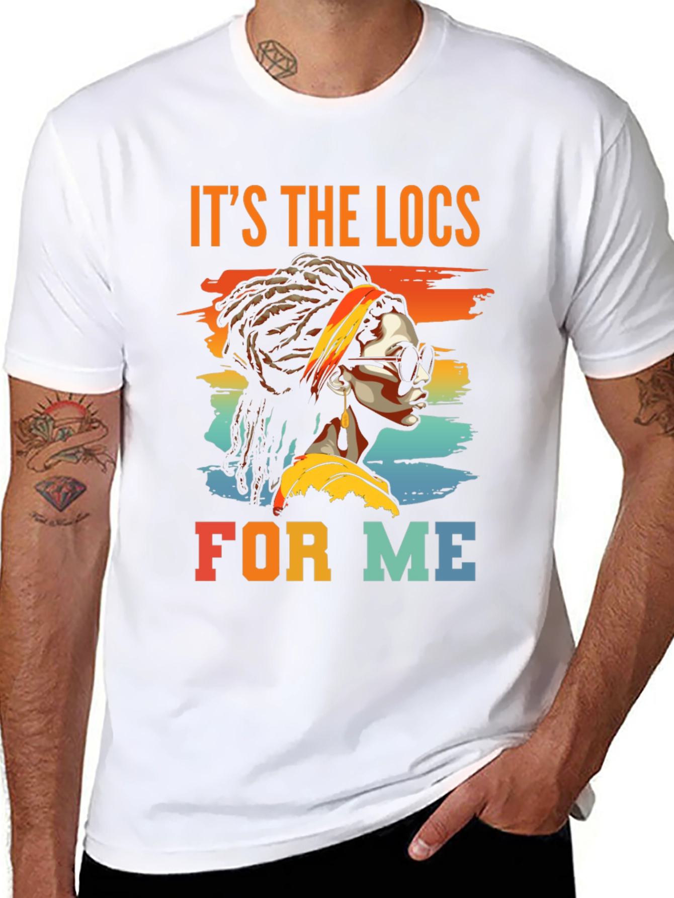 Its The Locs For Me Black T-Shirt