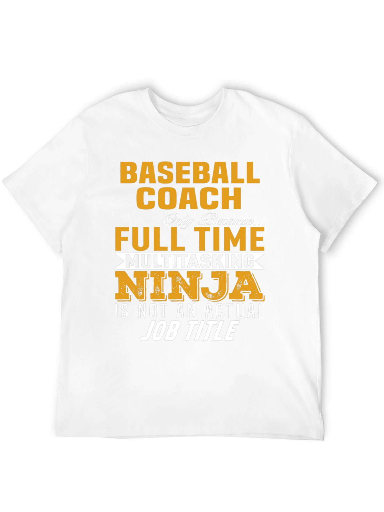 Baseball Coach Multitasking Ninja Graphic Tee
