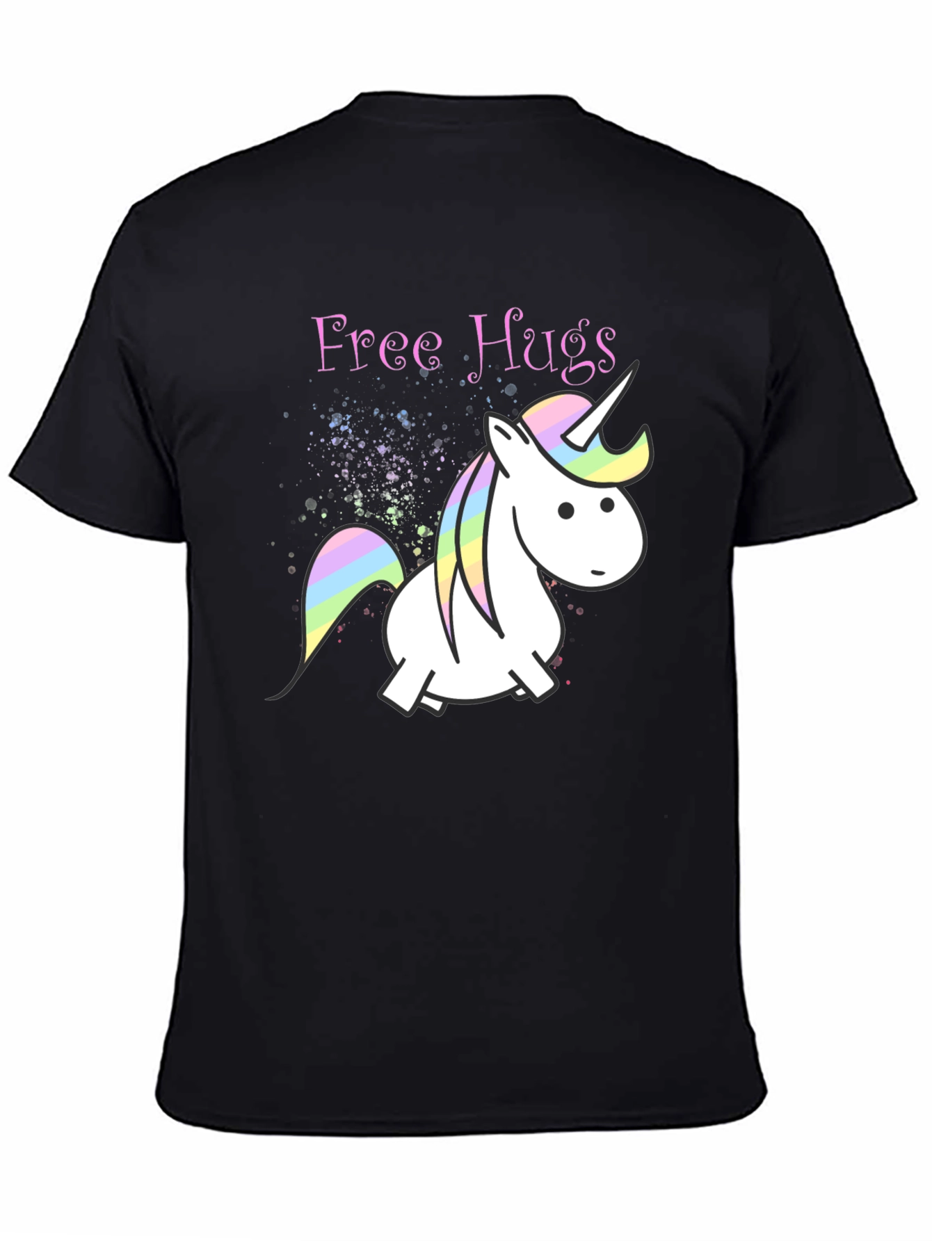 Unicorn Free Hugs Graphic T-Shirt