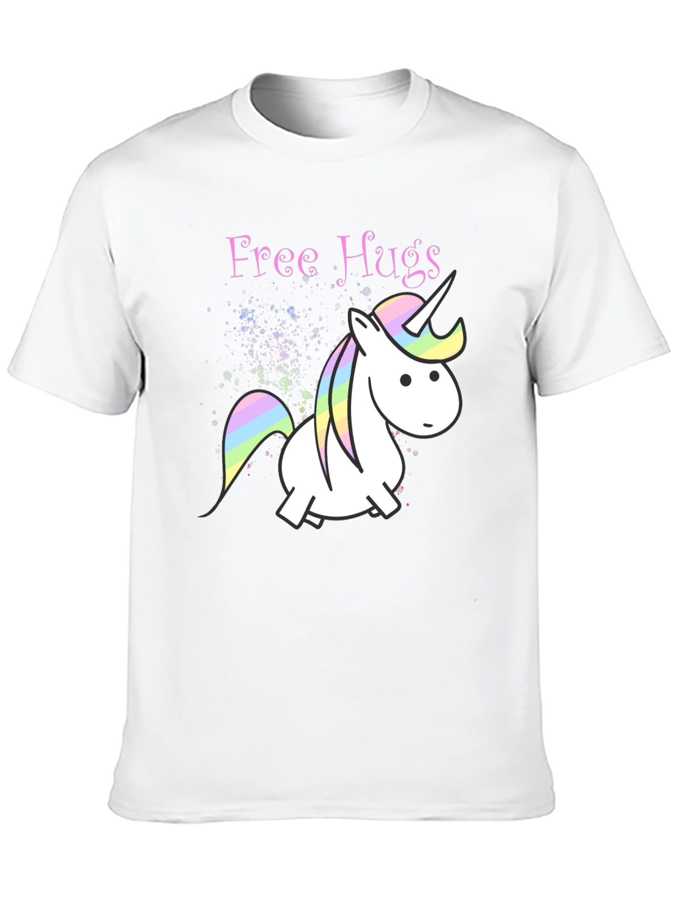 Unicorn Free Hugs Graphic T-Shirt
