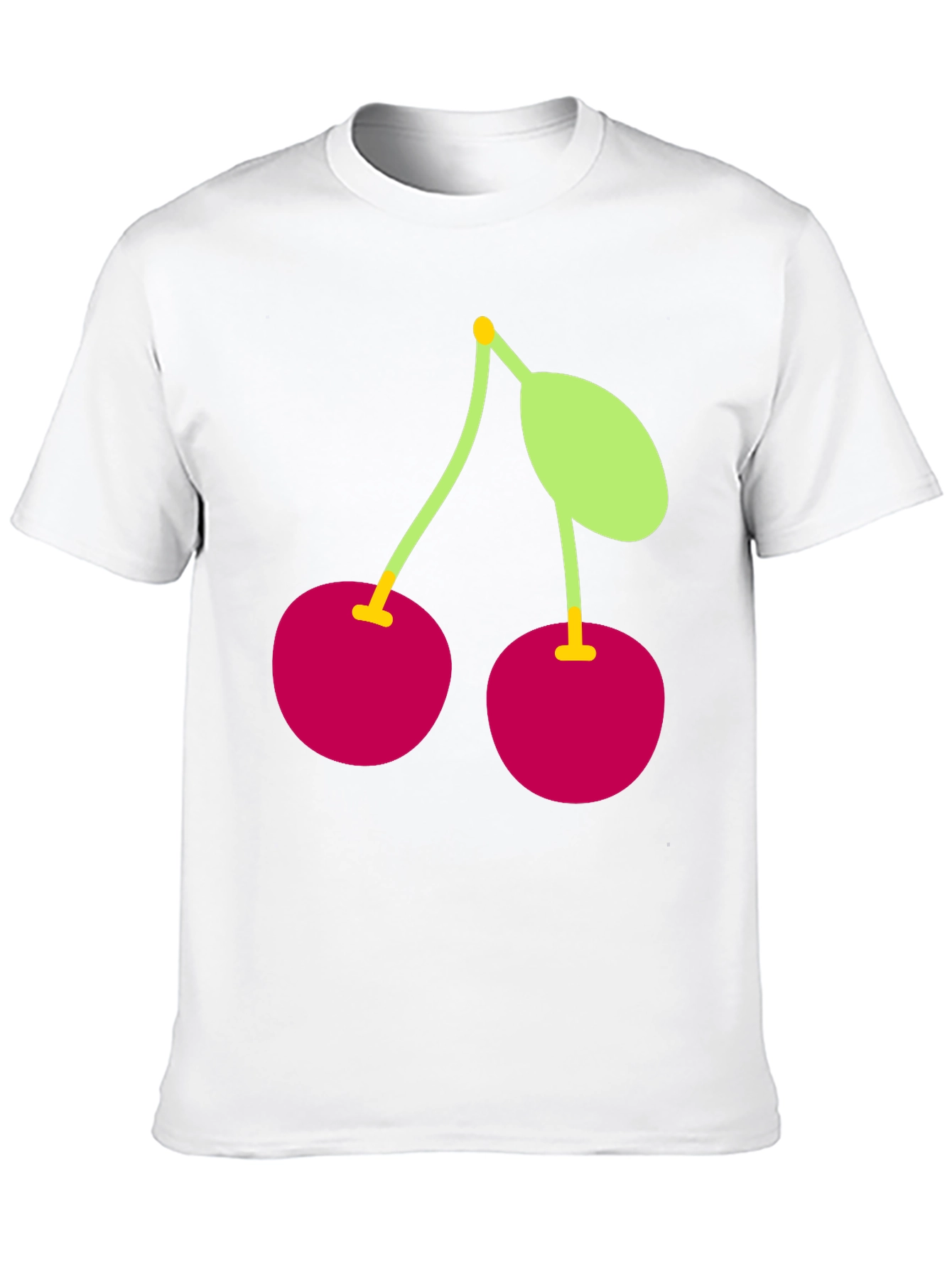 Cherry Graphic Black T-Shirt