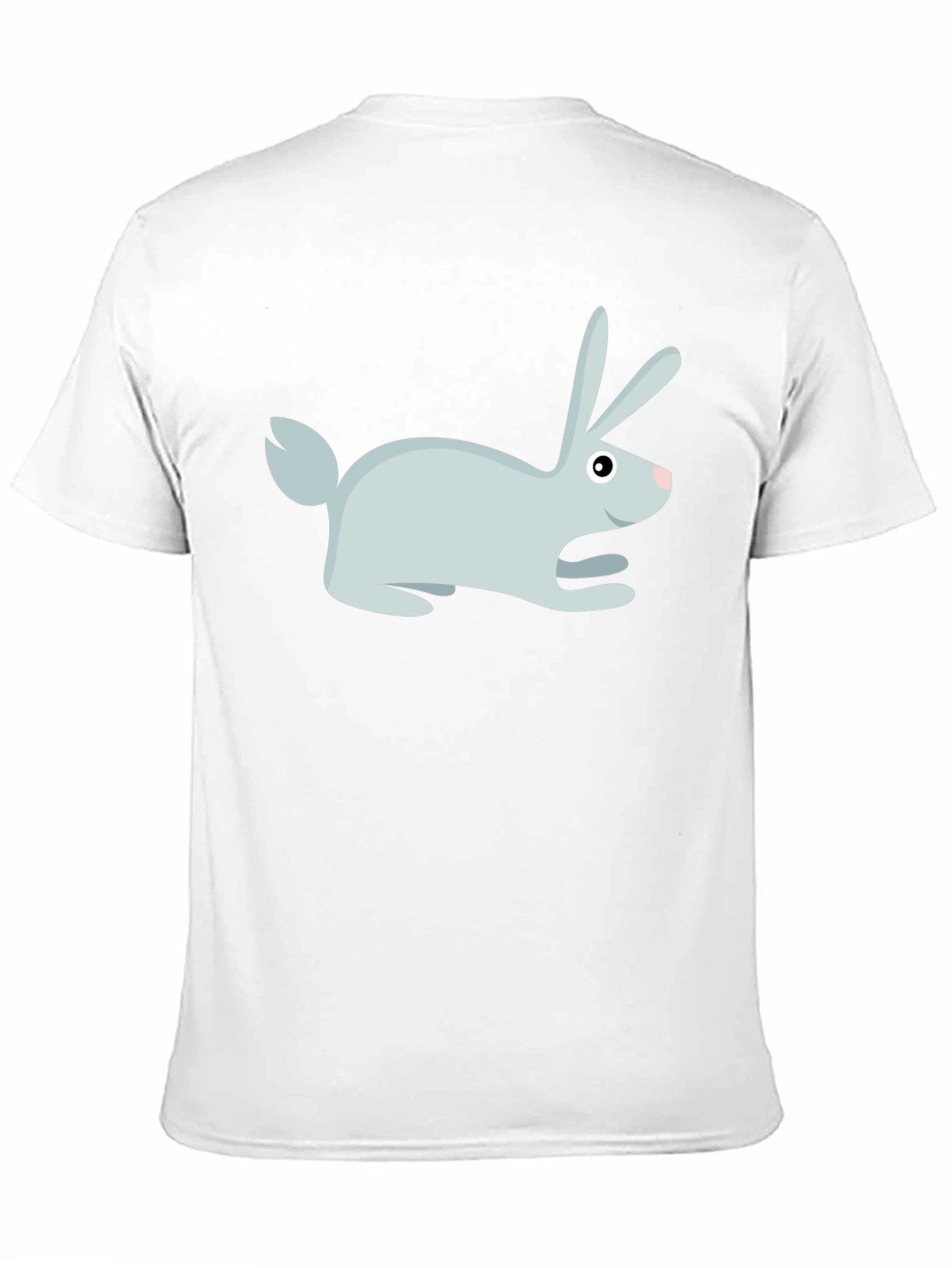 Rabbit Graphic Print Crew Neck T-Shirt