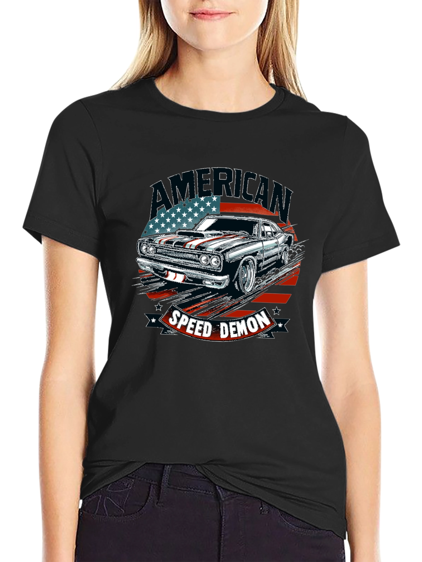 American Speed Demon T-Shirt - Classic Muscle Car